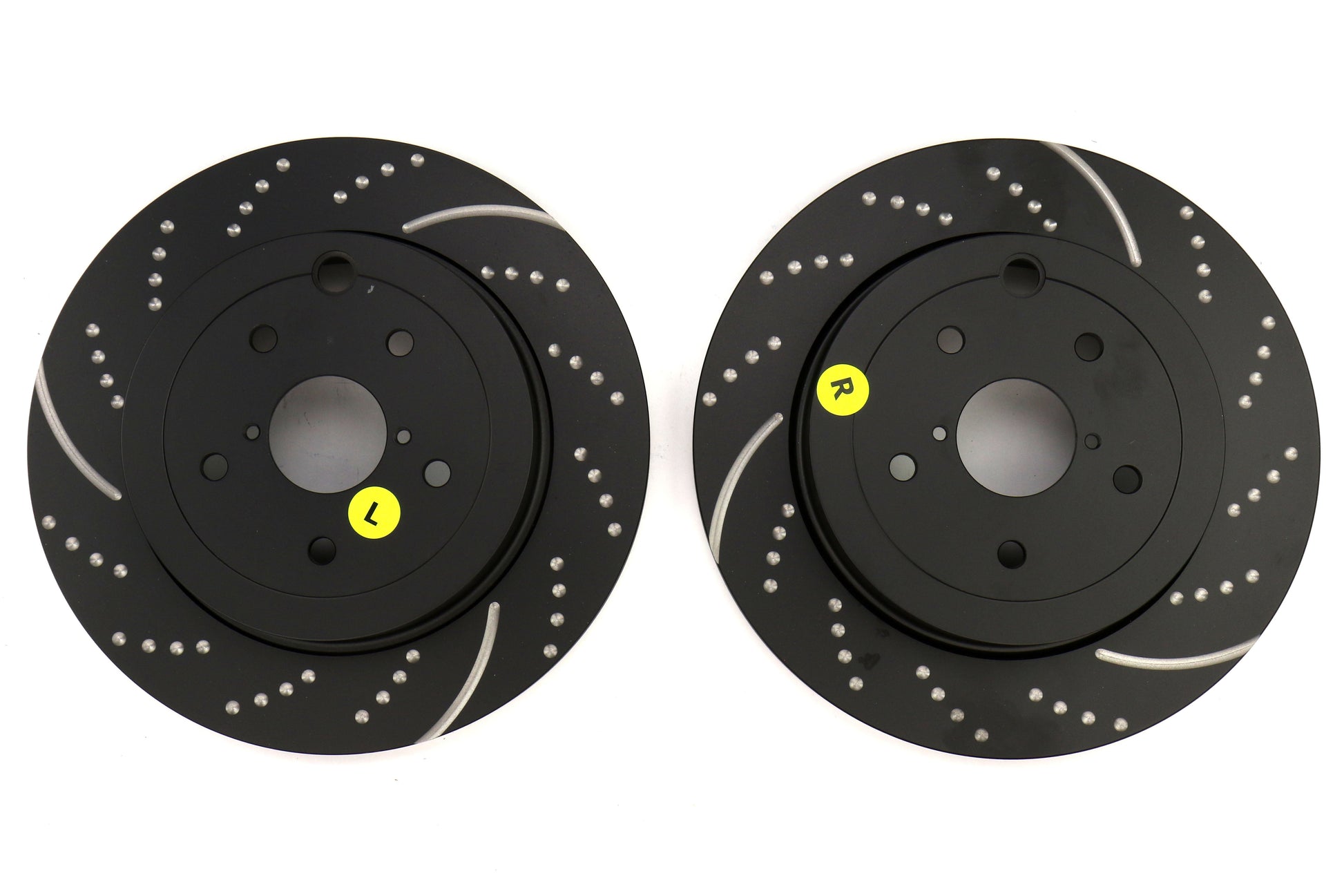 EBC Brakes 3GD Series Sport Dimpled/Slotted Rear Brake Rotors - 2008-2017 Subaru STI