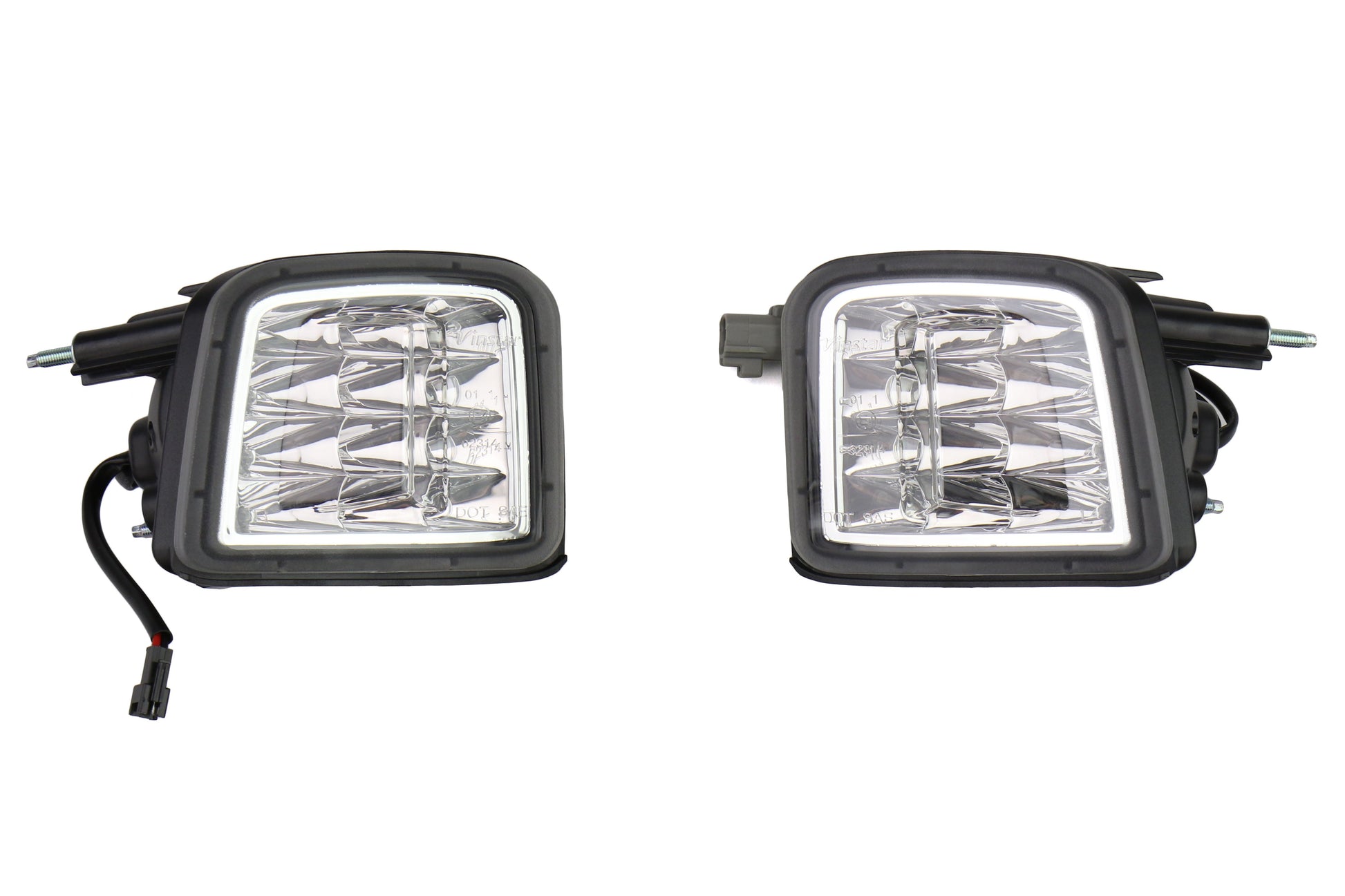 OLM Turn Signal Housing - Clear Lens With Chrome Reflector - 2015-2017 Subaru WRX / STI