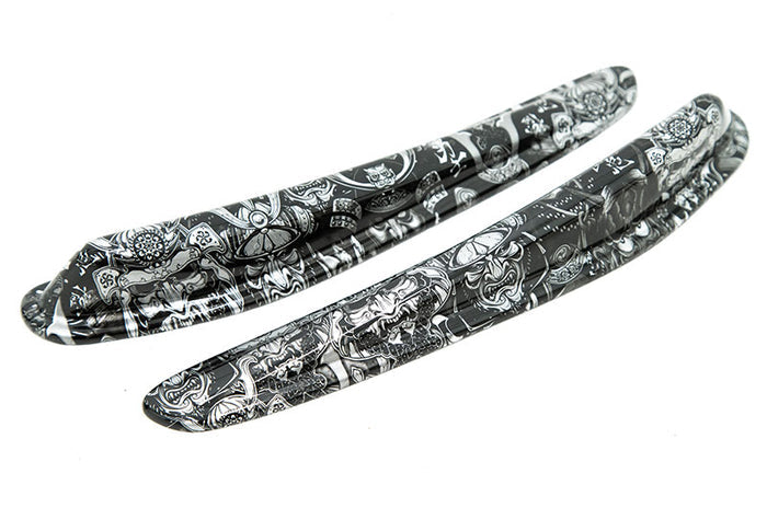 OLM JDM Style Canards - Dragons & Samurais Design - 2015-2021 Subaru WRX / STI