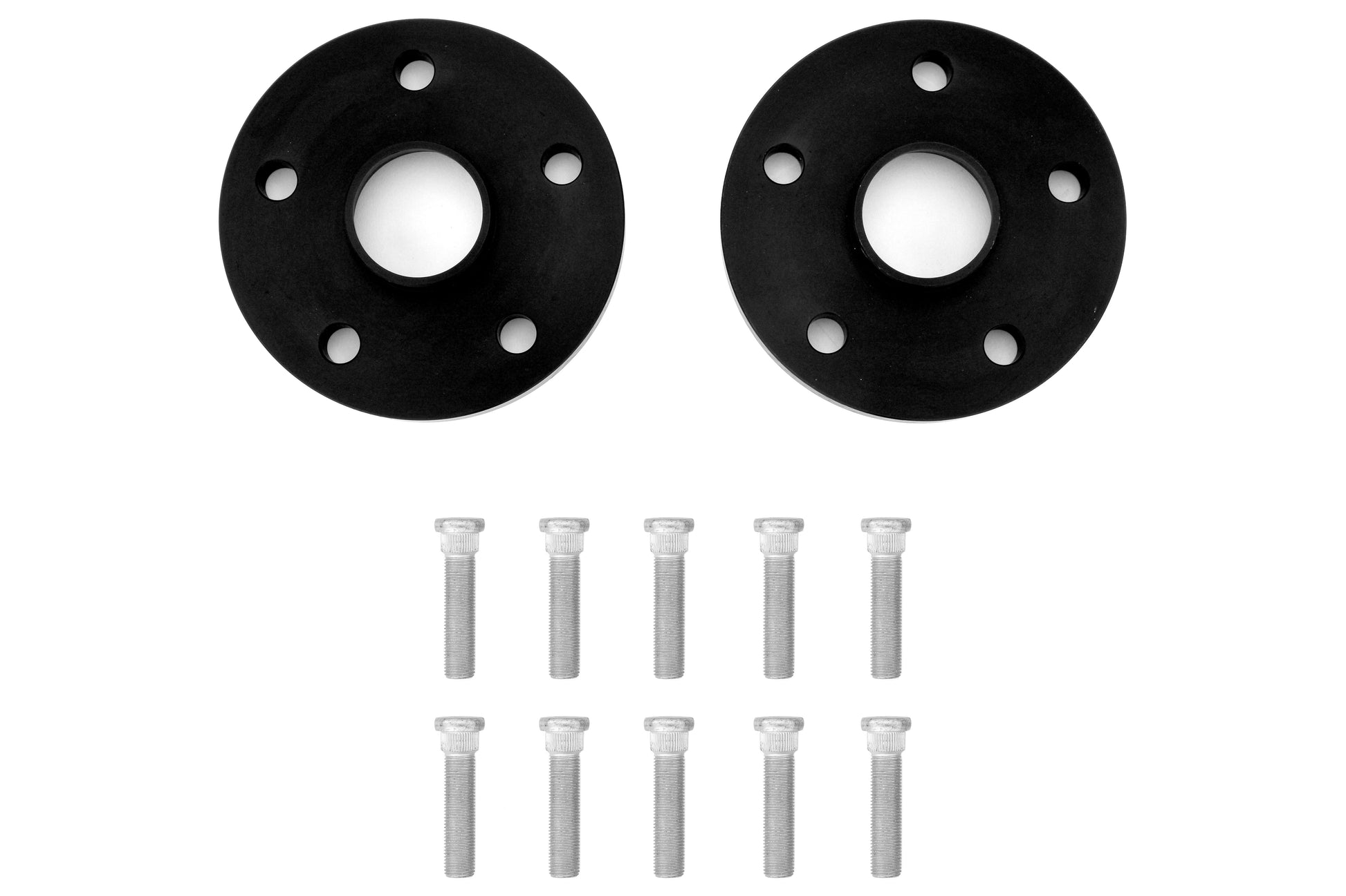 PERRIN Wheel Spacers 5x114.3 15mm Black Pair - 2005-2021 Subaru STI
