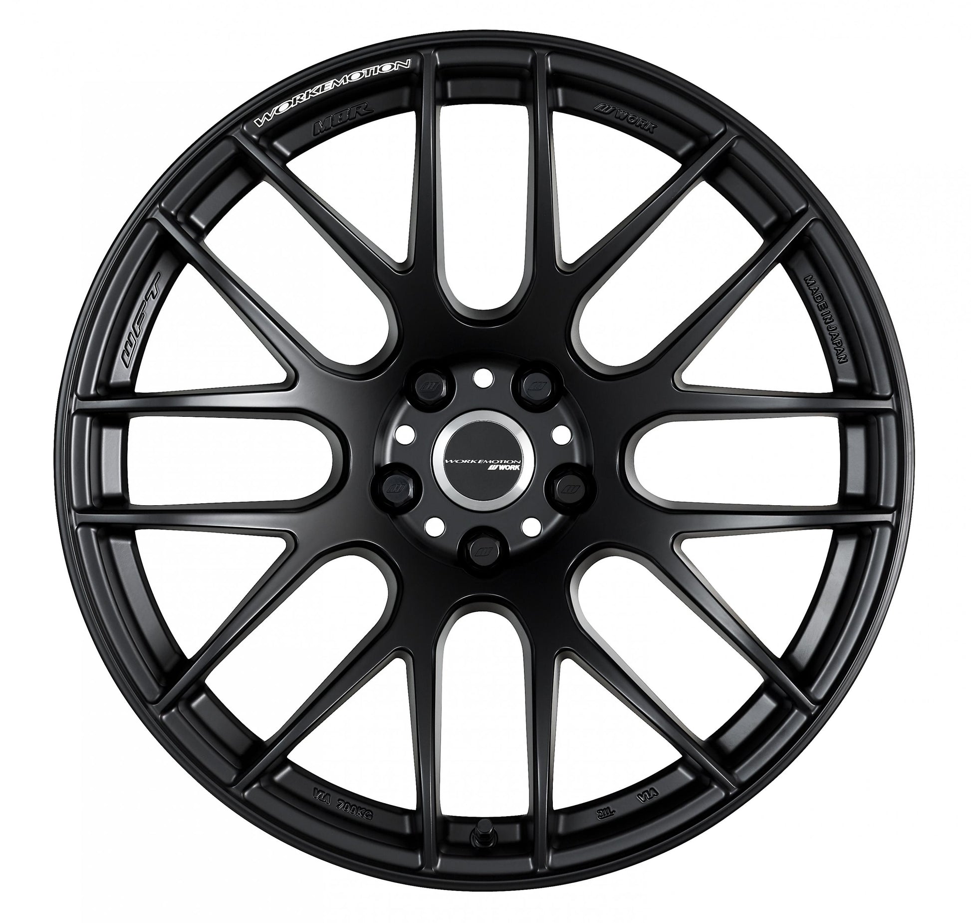 Work Wheels Emotion M8R  Matte Black (Deep Concave) 18x9.5 +38 5x114.3 (Sold As Pair) - 2015-2024 Subaru WRX / 2015-2021 STI / 2019-2024 Forester