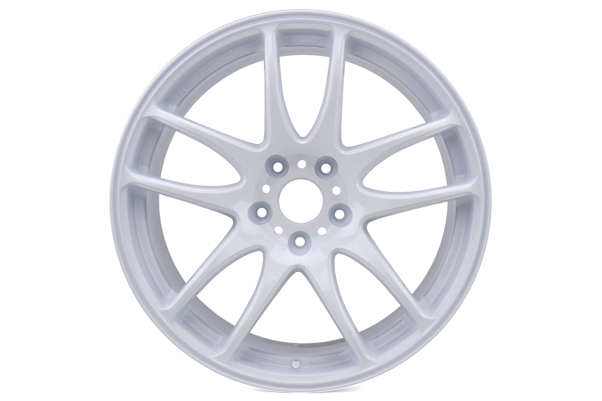 Work Wheels Emotion CR Kiwami White (Deep Concave) 18x9.5 +38 5x114.3 (Sold As Pair) - 2015-2024 Subaru WRX / 2015-2021 STI / 2019-2024 Forester