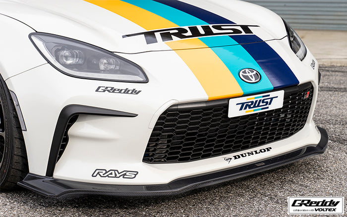 GReddy VOLTEX Front Under Spoiler Wet Carbon Fiber - 2022-2024 Toyota GR86