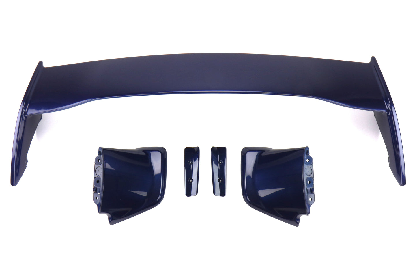 OLM STI Style Paint Matched Spoiler (E8H Galaxy Blue Pearl) - 2015-2021 Subaru WRX / STI