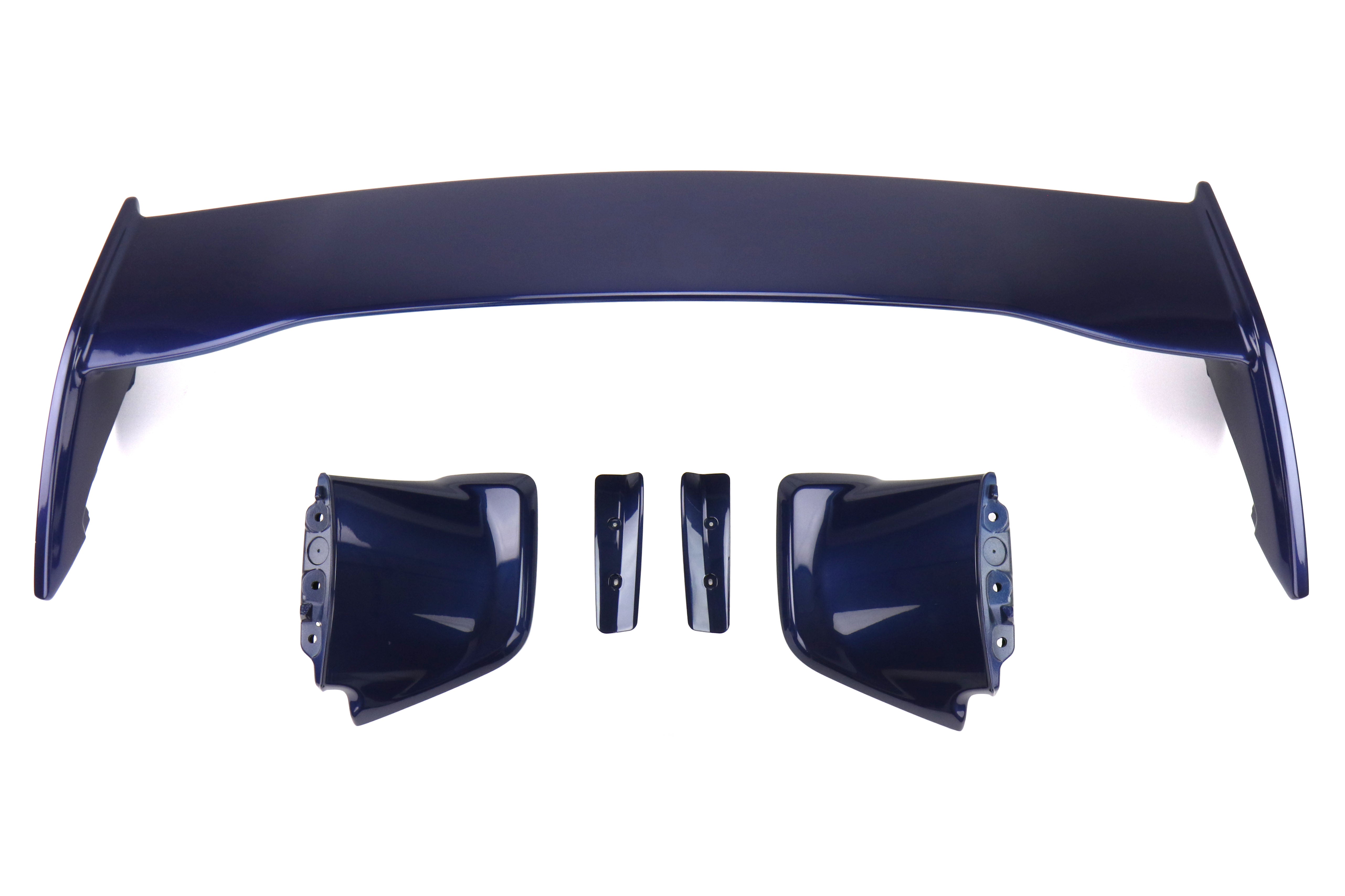 OLM STI Style Paint Matched Spoiler (E8H Galaxy Blue Pearl) - 2015-2021 Subaru WRX / STI