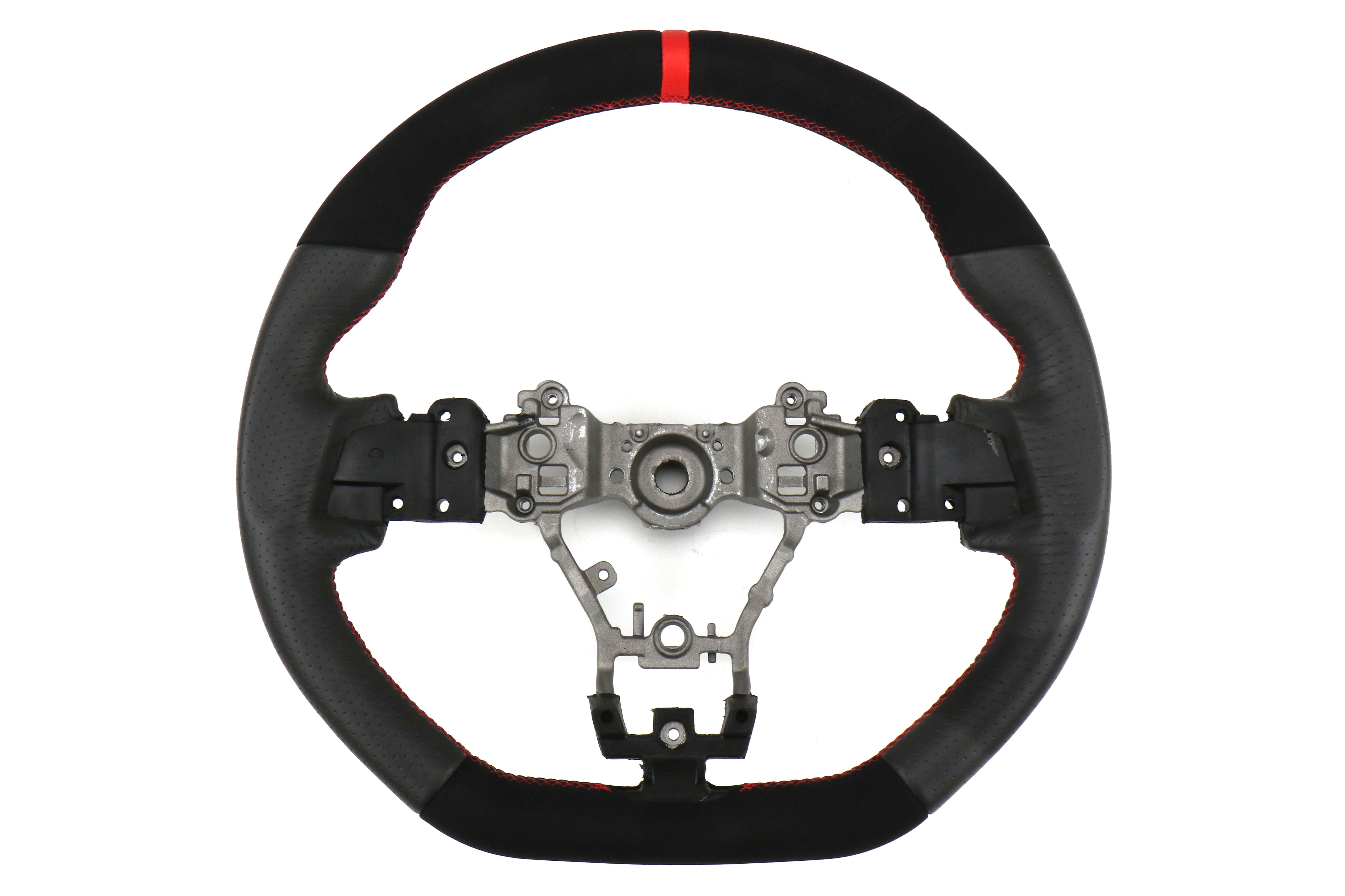FactionFab Steering Wheel Leather and Suede - 2015-2021 Subaru WRX / STI