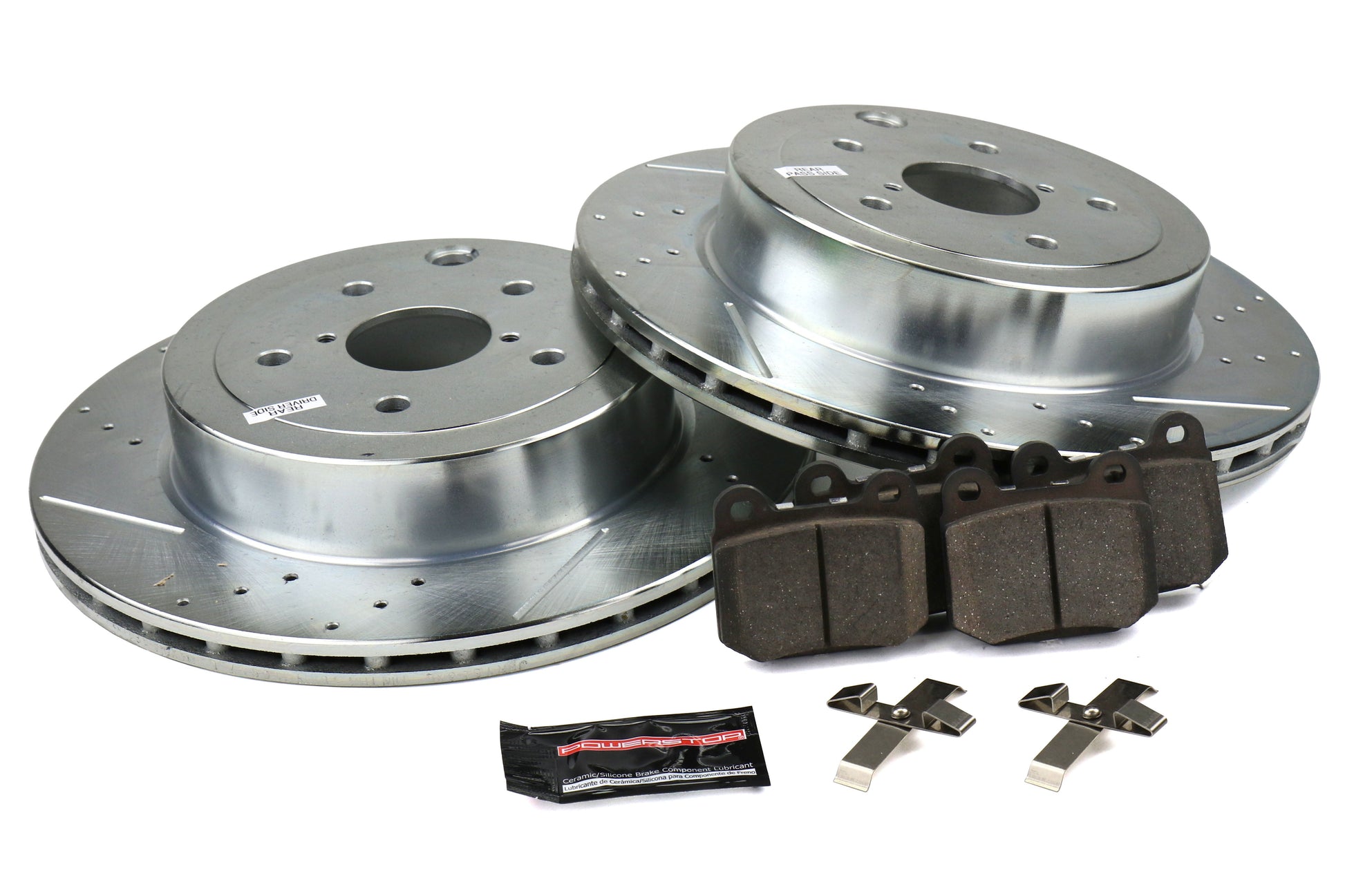 Power Stop Z26 Street Brake Kit (Rear) - 2015-2021 Subaru STI / 2008-2014 Impreza