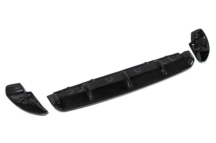 OLM Carbon Fiber 3pc Rear Diffuser - 2022-2024 Toyota GR86 / Subaru BRZ