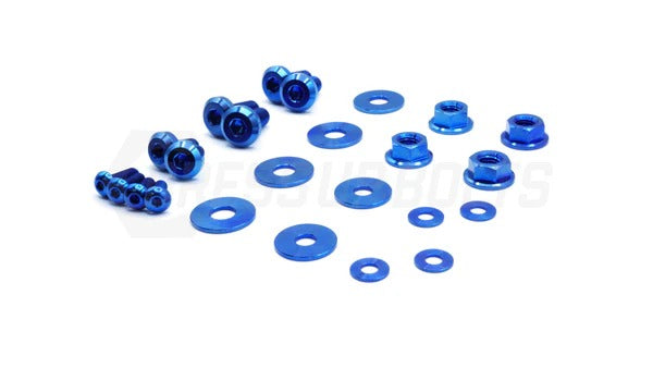 Dress Up Bolts Titanium Hardware Trunk Kit (Purple) - 2022-2024 Subaru BRZ / Toyota GR86