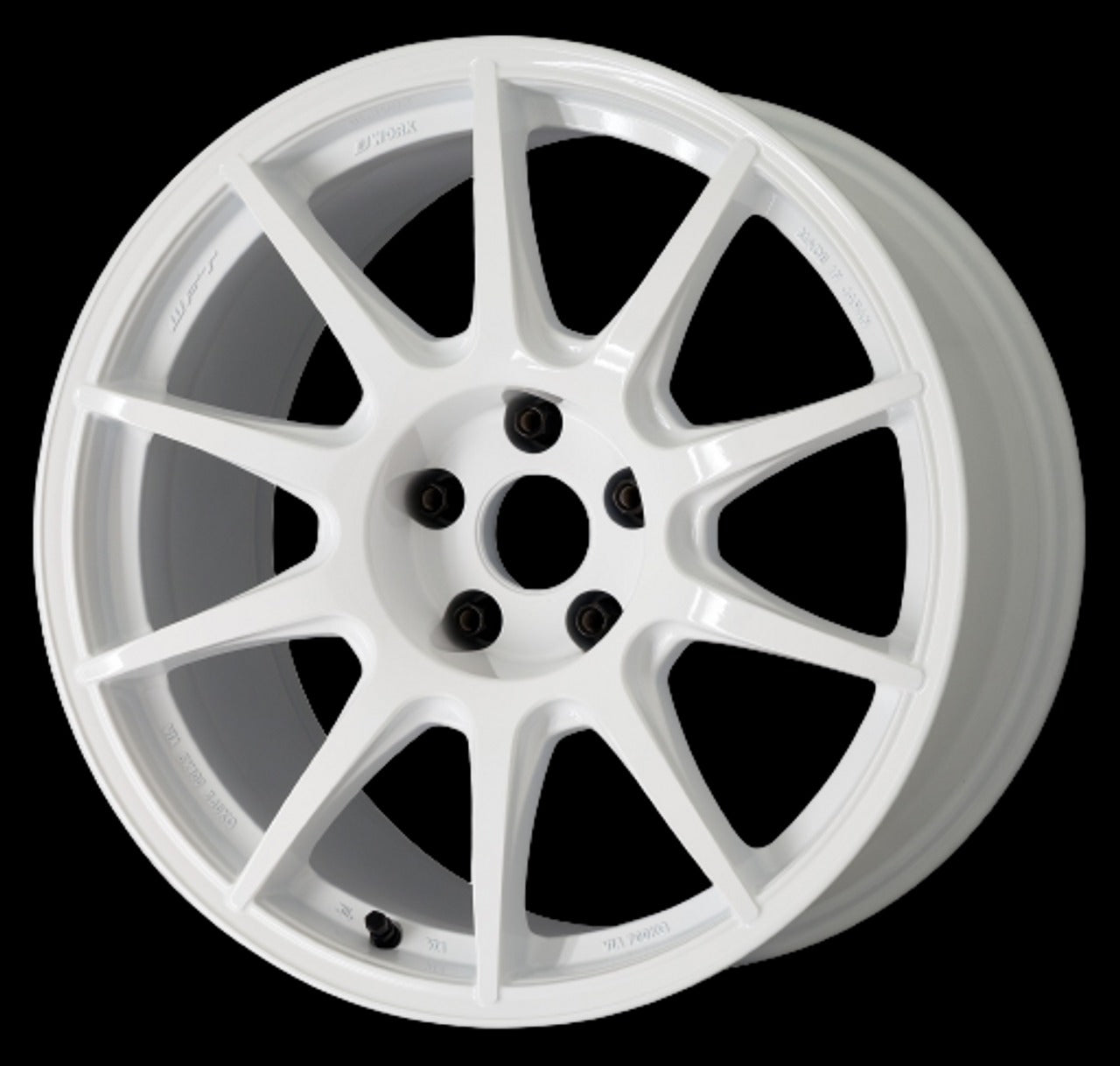 Work M.C.O Racing Type CS White 18x8.5 +38 5x100 (Sold As Pair) - 2013-2024 Subaru BRZ / Scion FR-S / Toyota GR86 / 2014-2018 Subaru Forester