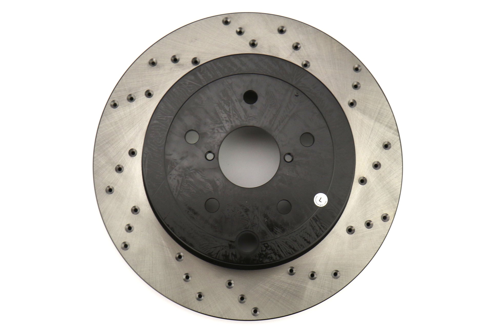 Stoptech Drilled Rotor Single Rear Left - 2008-2017 Subaru STI