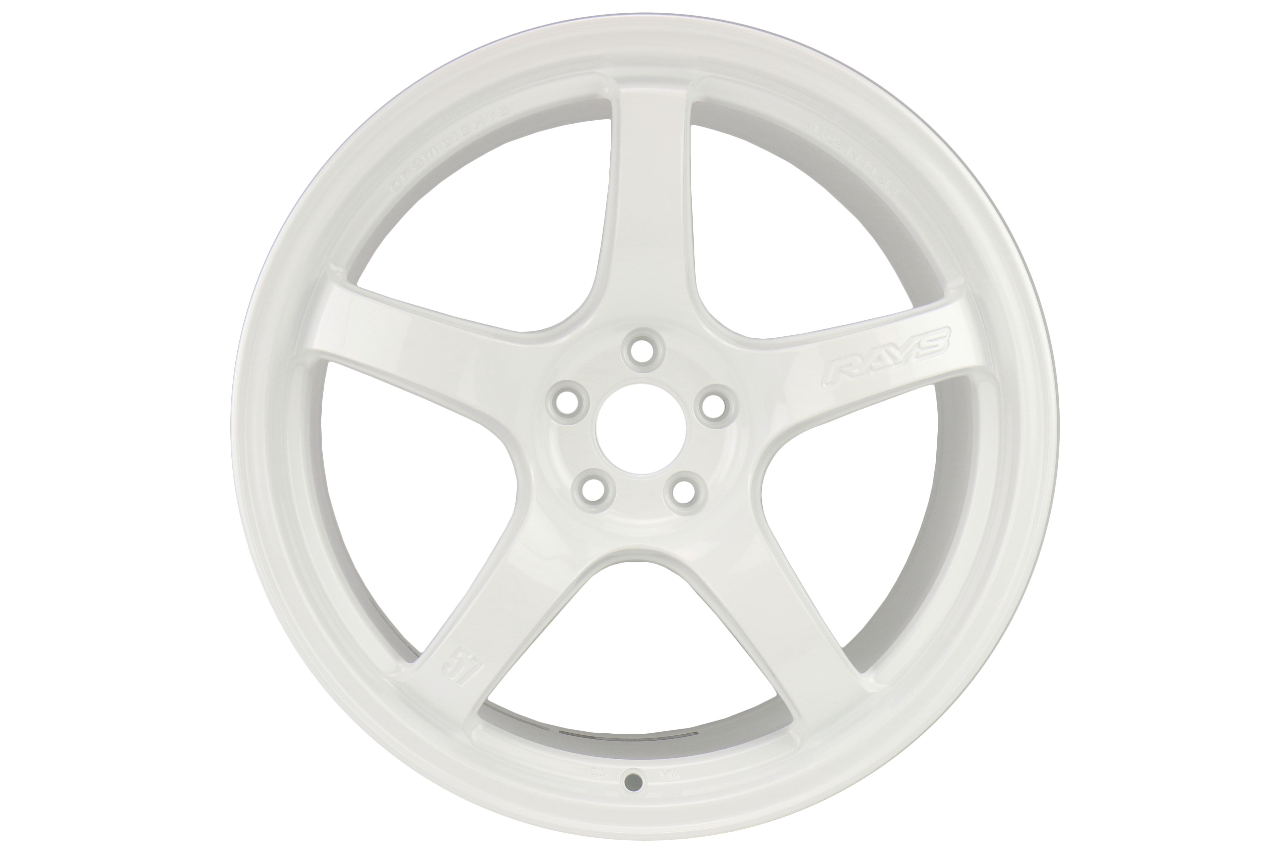 Rays Gram Lights 57CR Ceramic Pearl 18x9.5 +38mm 5x100 (Single Wheel) - 2013-2024 Subaru BRZ / Scion FR-S / Toyota GR86 / 2014-2018 Subaru Forester