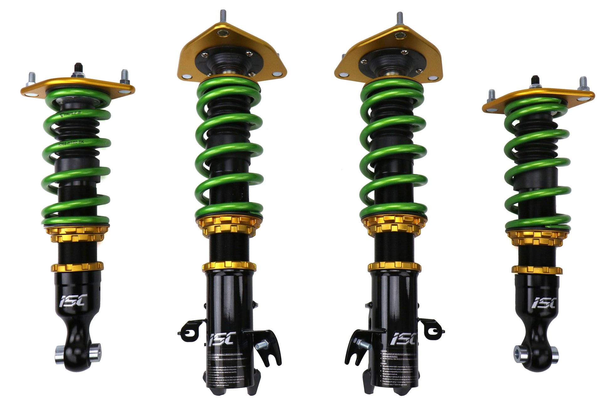 ISC Suspension Basic Street Comfort Coilovers w/ Triple S Springs - 2015-2021 Subaru WRX / STI