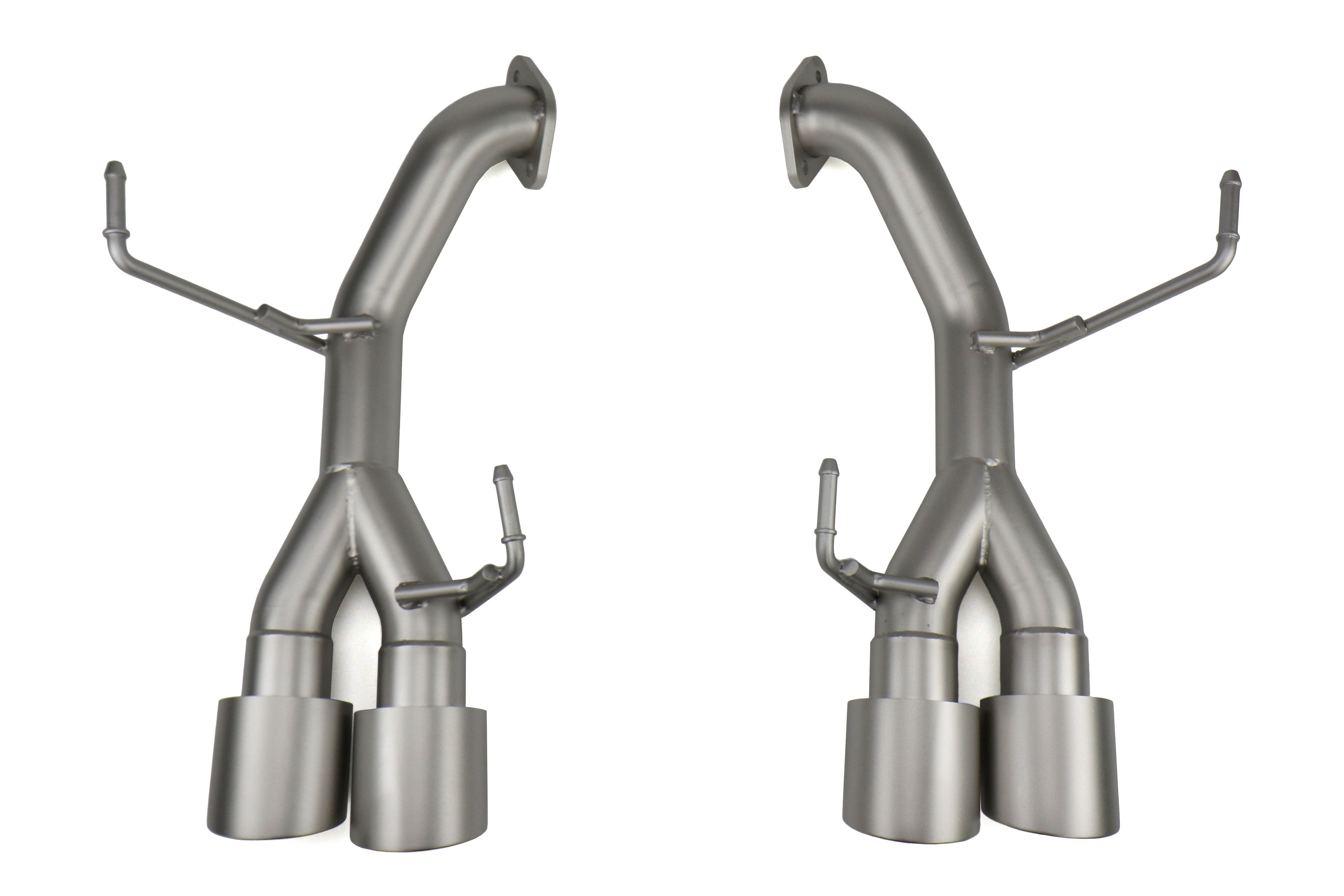 cp-e Austenite Axle Back Exhaust w/ Titan Tips - 2015-2021 Subaru WRX / STI