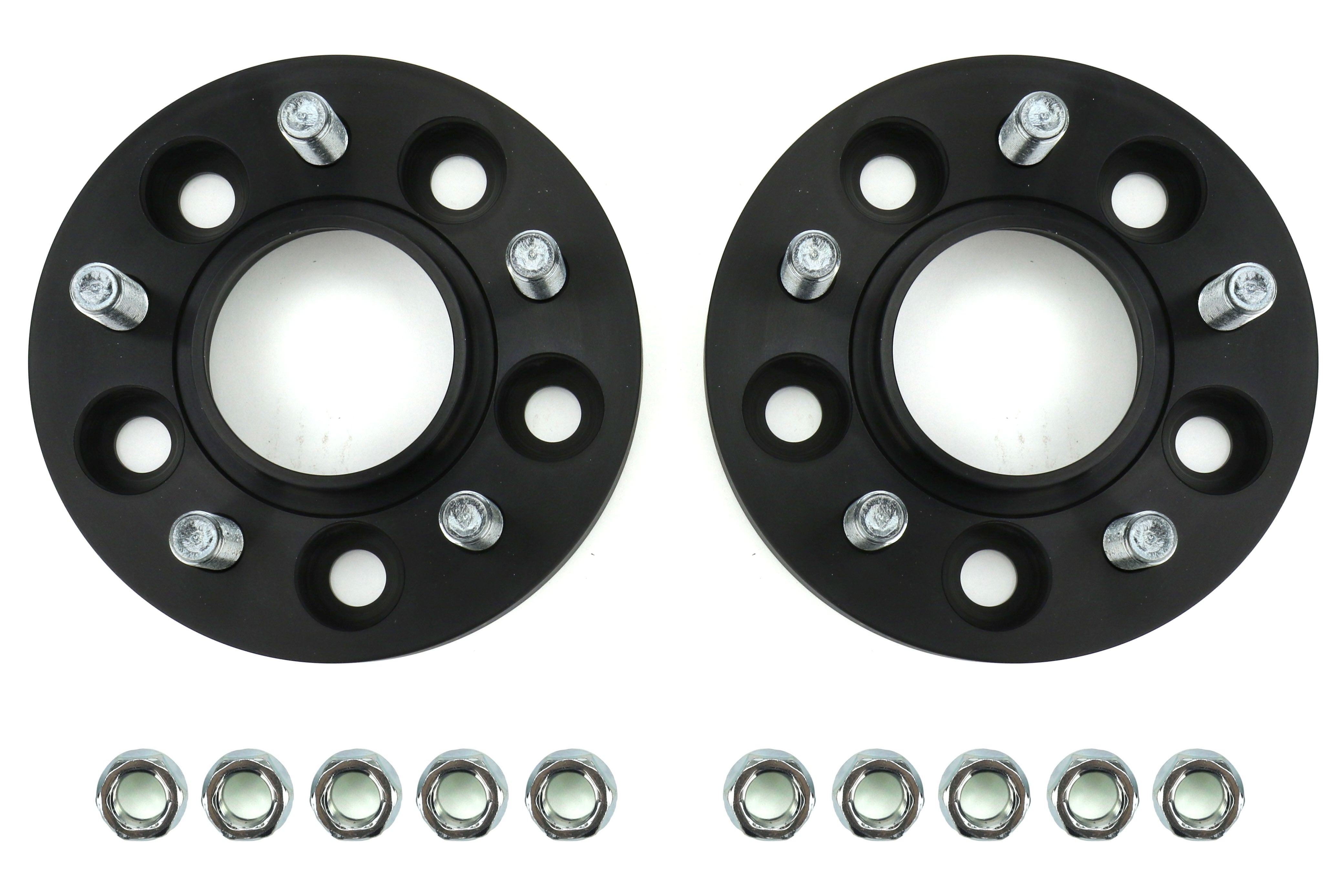 Eibach PRO-SPACER Kit 5x114.3 20mm Black Pair - 2015-2017 Ford Mustang / 2005-2021 Subaru WRX / STI / 2019-2024 Forester / 2014-2024 Outback