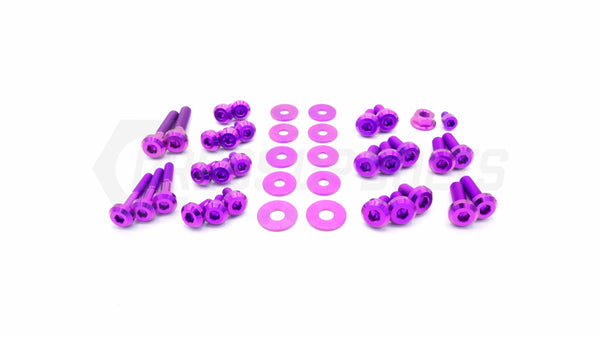 Dress Up Bolts Stage 2 Titanium Hardware Engine Kit for EJ257 Engine (Purple) - 2015-2021 Subaru STI
