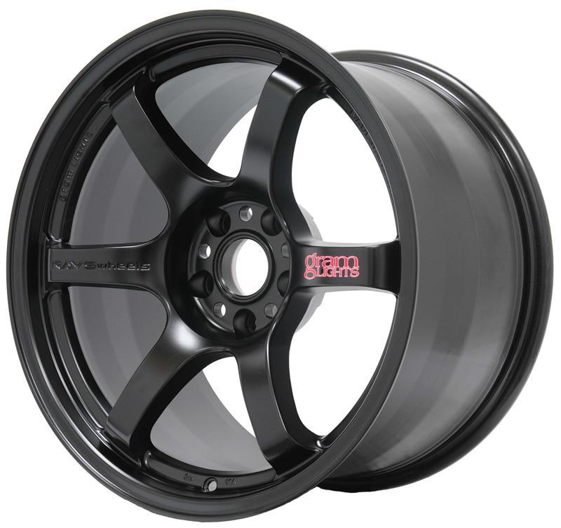 Rays Gram Lights 57DR Semi-Gloss Black 17x9 +38 5x100 (Sold As Pair) - 2013-2024 Subaru BRZ / Scion FR-S / Toyota GR86 / 2014-2018 Subaru Forester