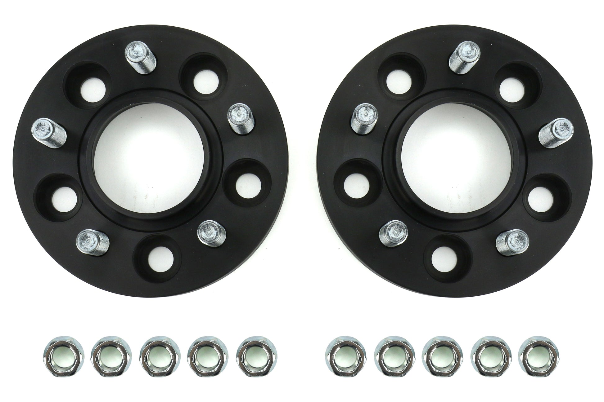 Eibach PRO-SPACER Kit 5x114.3 30mm Black Pair - 2015-2017 Ford Mustang / 2005-2021 Subaru WRX / STI / 2019-2024 Forester / 2014-2024 Outback