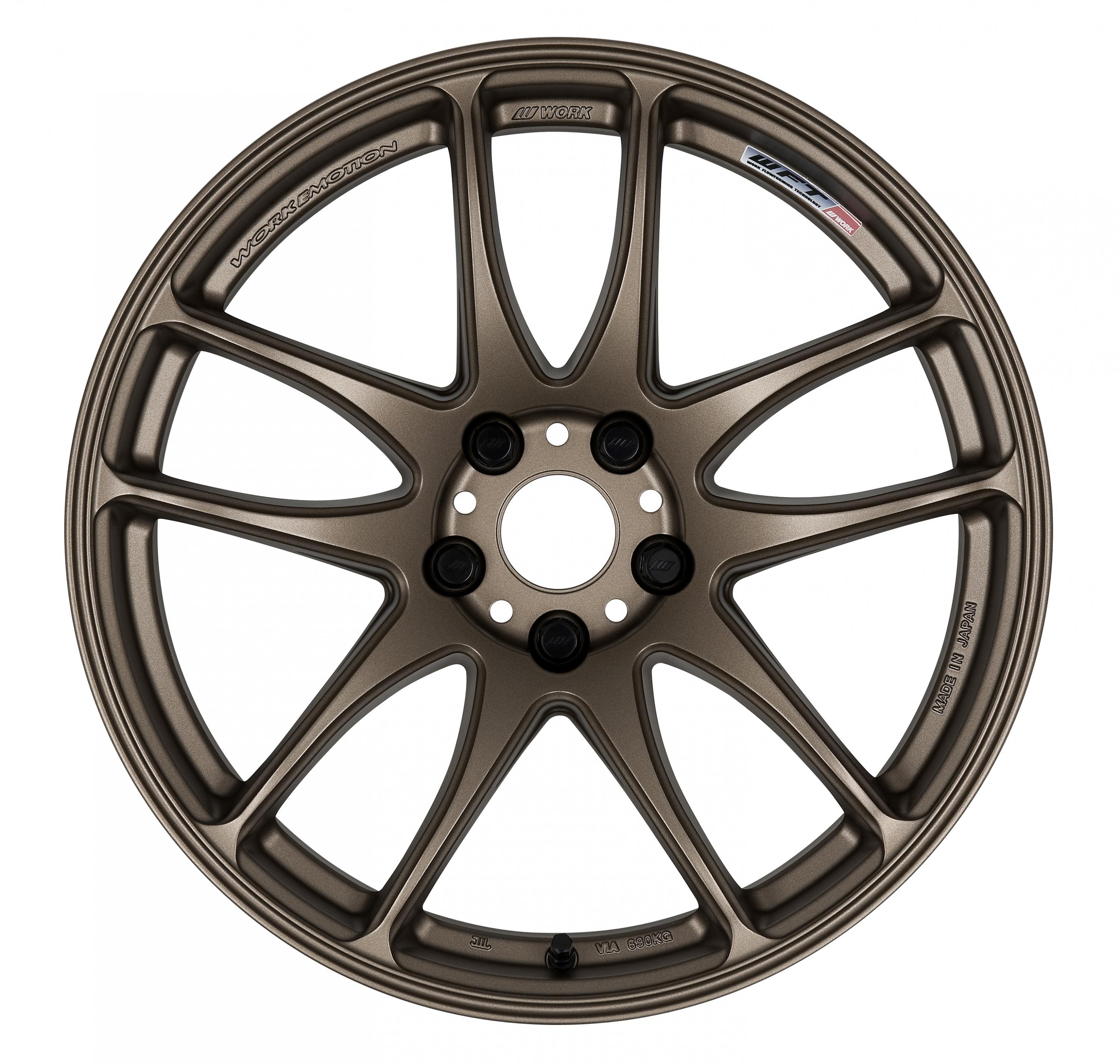 Work Wheels Emotion CR Kiwami  Matte Bronze (Deep Concave) 19x9.5 +38 5x114.3 (Single Wheel) - 2015-2023 Subaru WRX / 2015-2021 STI / 2019-2023 Forester