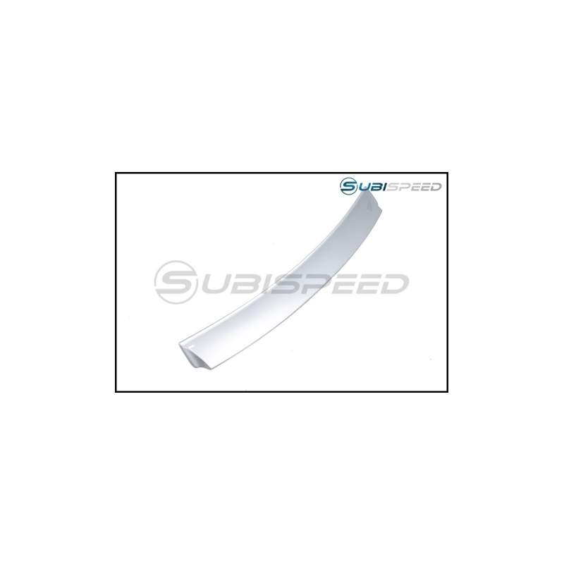 OLM Kaze Style Paint Matched Roof Spoiler - Ice Silver Metallic / Steel (G1U) - 2015-2021 Subaru WRX / STI