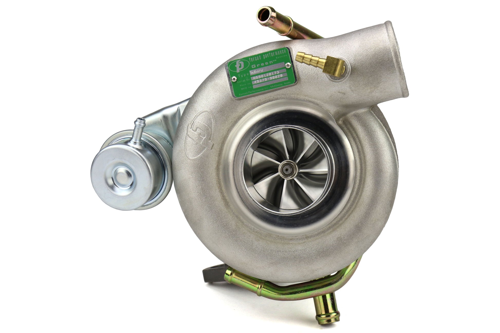 Forced Performance Green HTZ Turbocharger - Subaru Models (inc. 2002-2007 WRX / 2004-2021 STI)