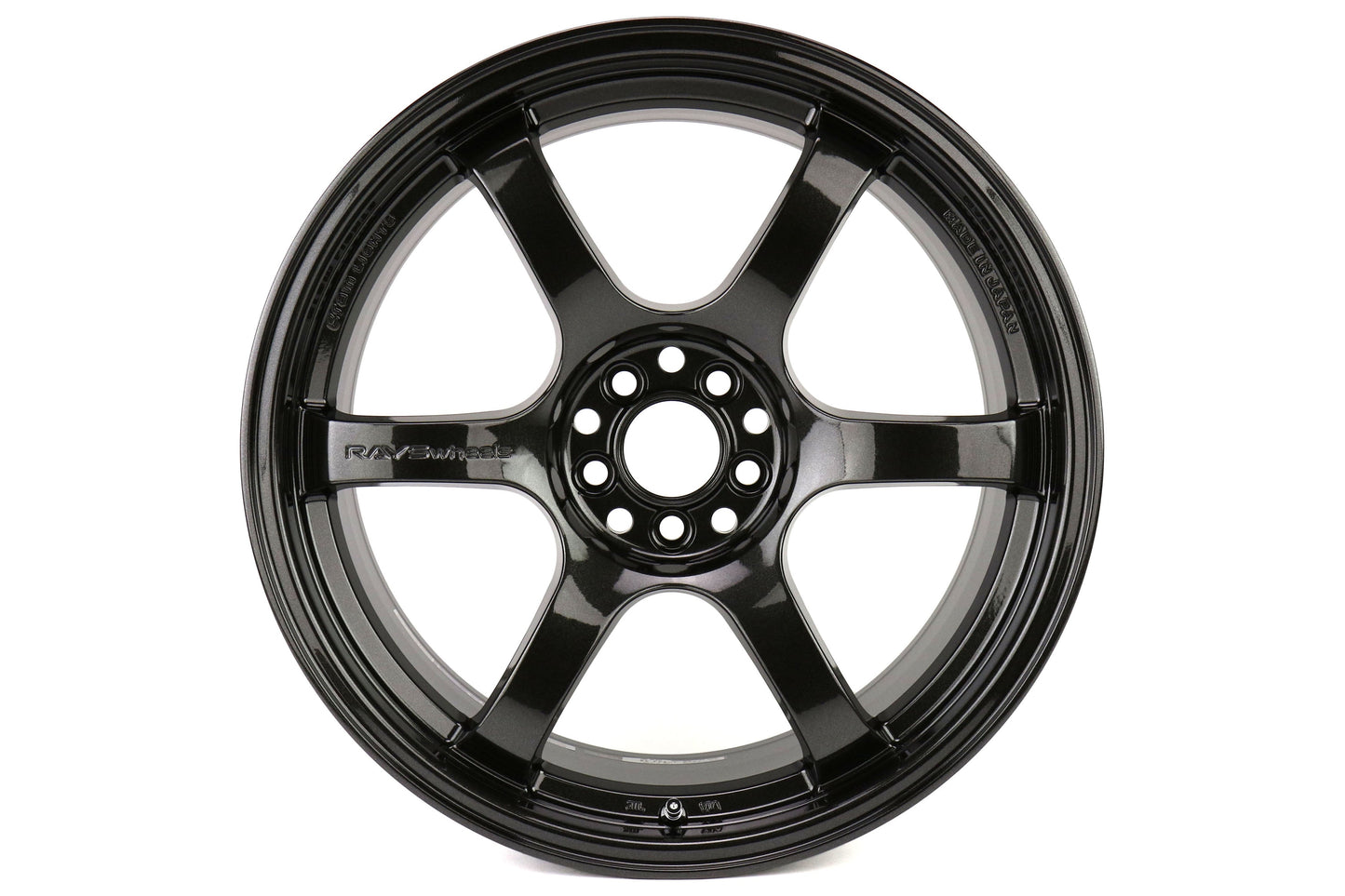 Rays Gram Lights 57DR Glass Black 18x9.5 +38mm 5x100 (Single Wheel) - 2013-2024 Subaru BRZ / Scion FR-S / Toyota GR86 / 2014-2018 Subaru Forester