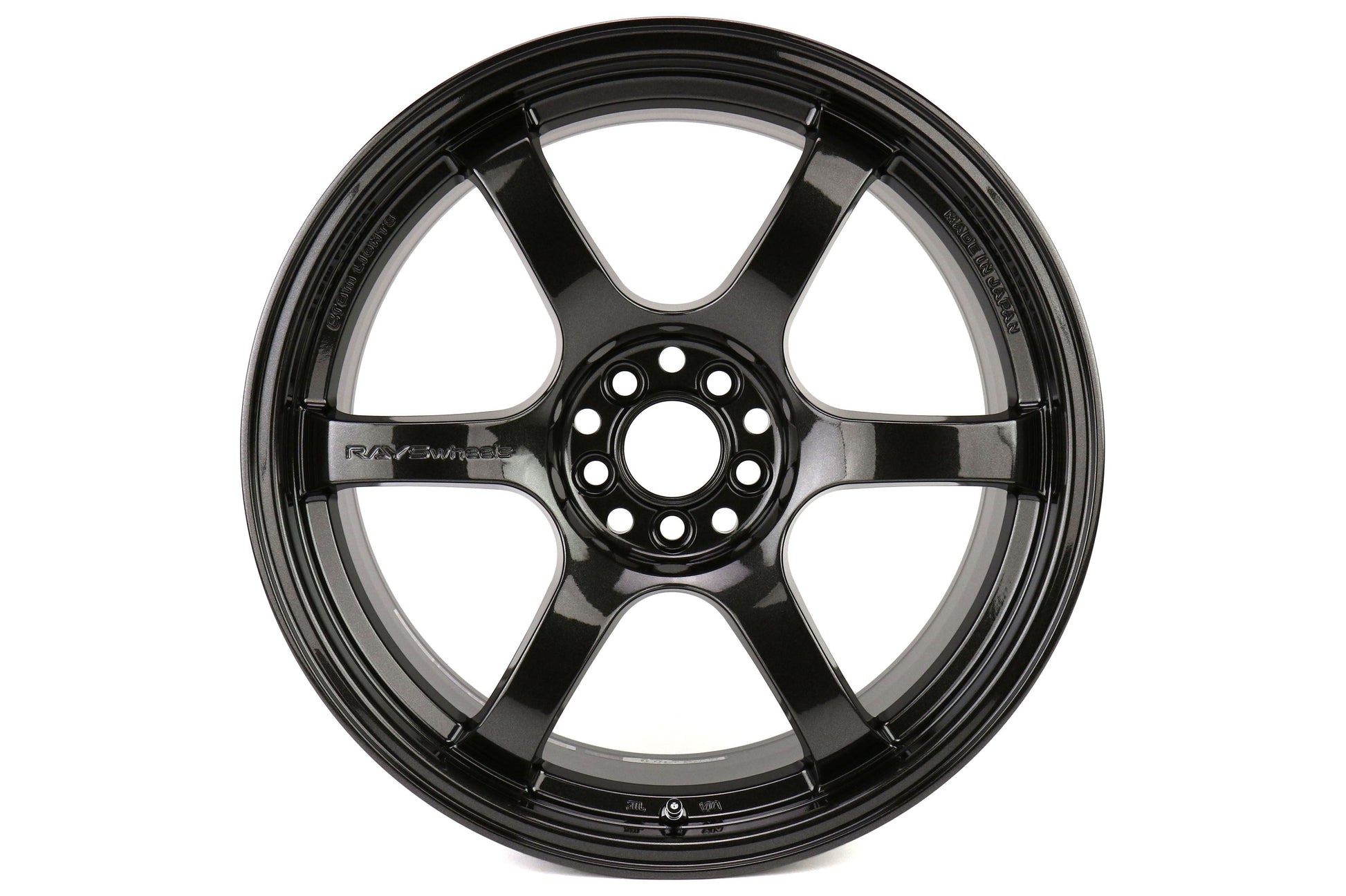 Rays Gram Lights 57DR Glass Black 18x9.5 +38mm 5x100 (Single Wheel) - 2013-2024 Subaru BRZ / Scion FR-S / Toyota GR86 / 2014-2018 Subaru Forester