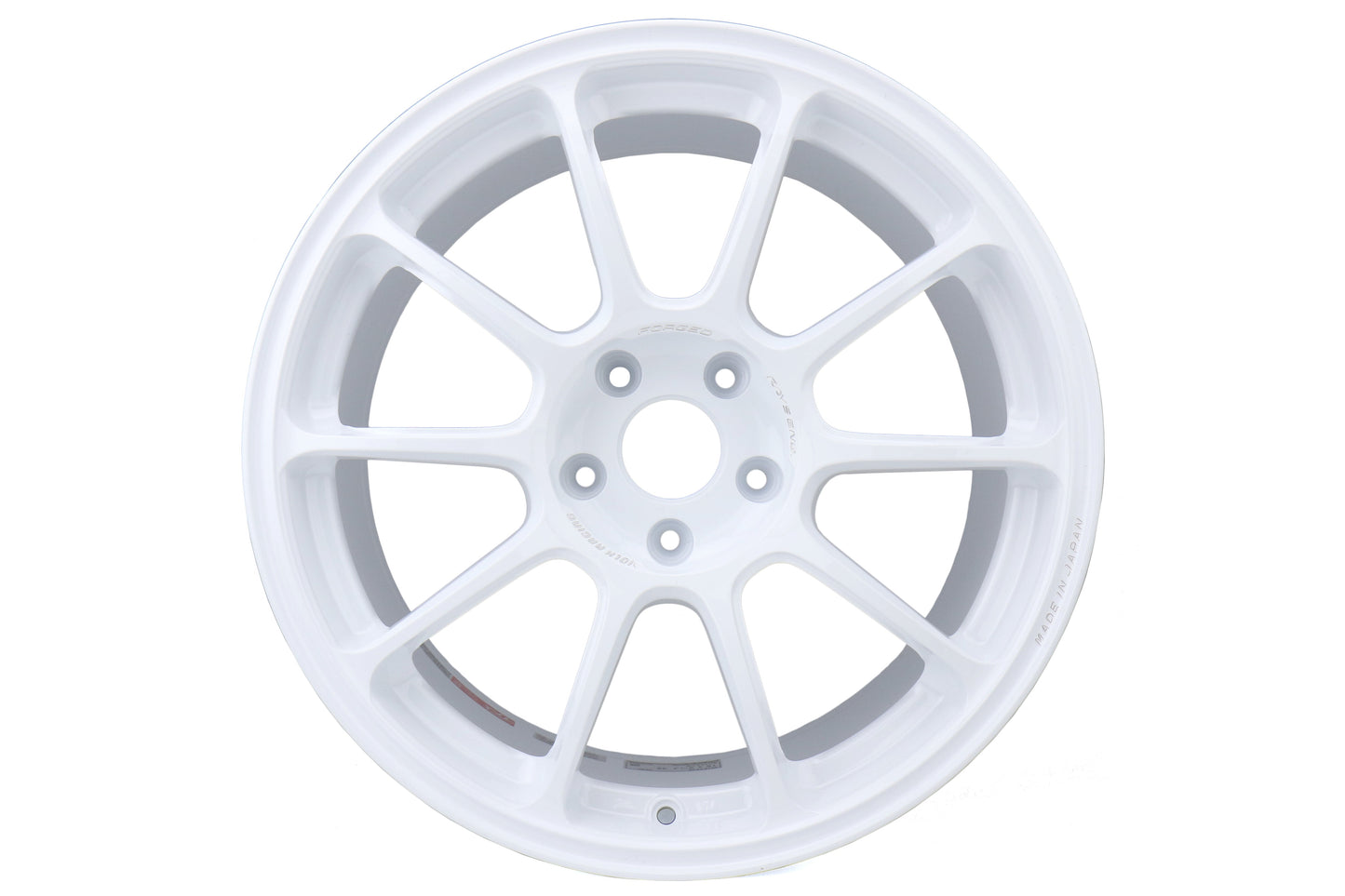 Volk ZE40 Dash White 18x9.5 +38 5x114.3 Face 2 (Single Wheel) - 2015-2023 Subaru WRX / 2015-2021 STI / 2019-2023 Forester