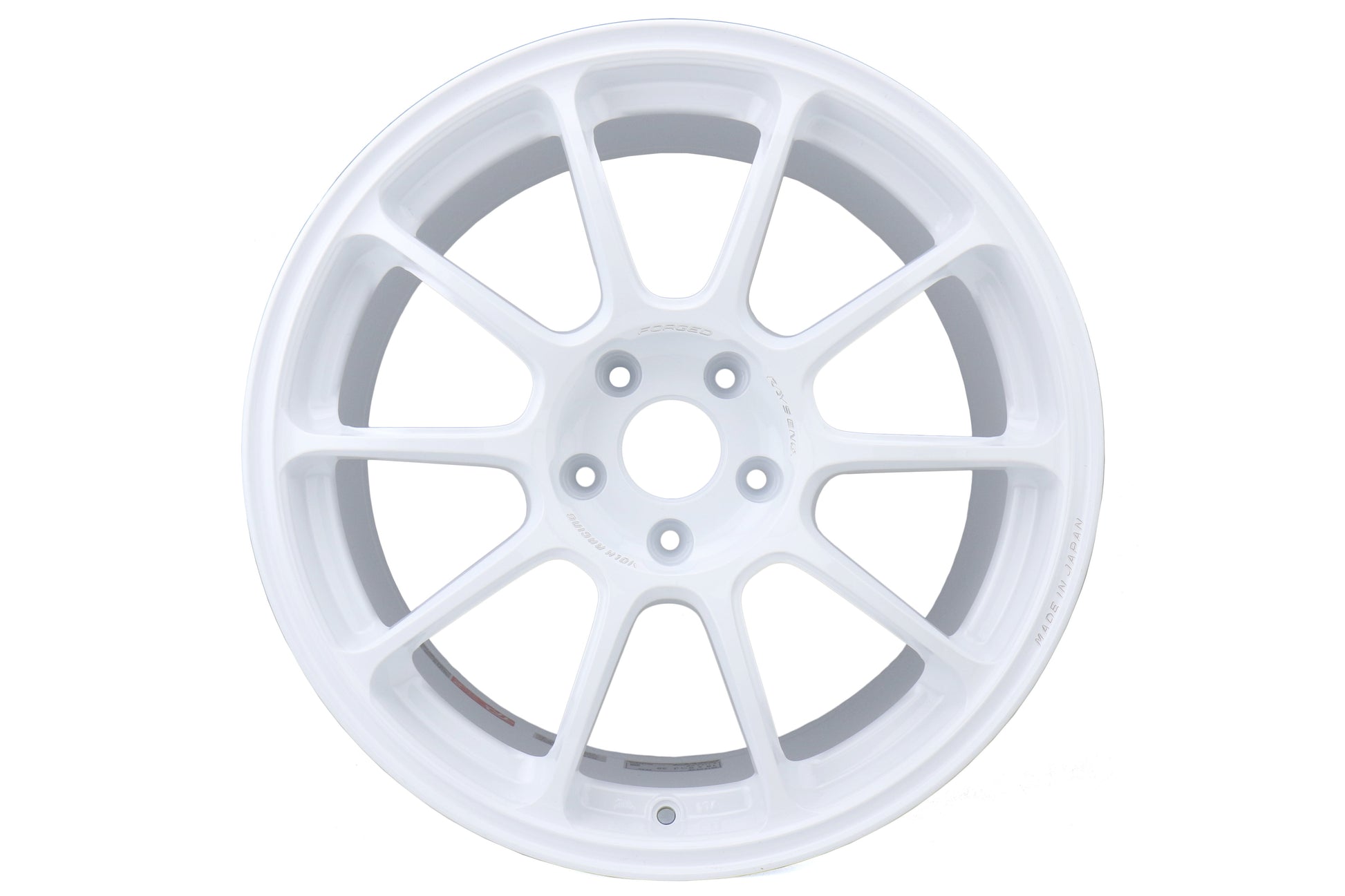 Volk ZE40 Dash White 18x9.5 +38 5x114.3 Face 2 (Single Wheel) - 2015-2023 Subaru WRX / 2015-2021 STI / 2019-2023 Forester