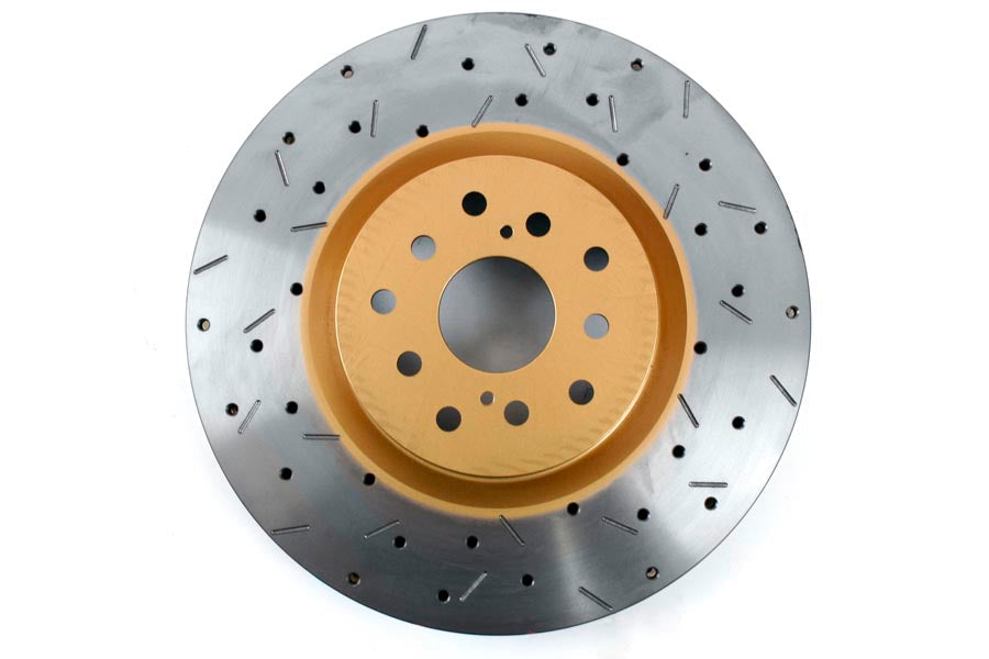 DBA 4000 Series Drilled/Slotted Rotor Single Front - 2004-2007 Subaru STI