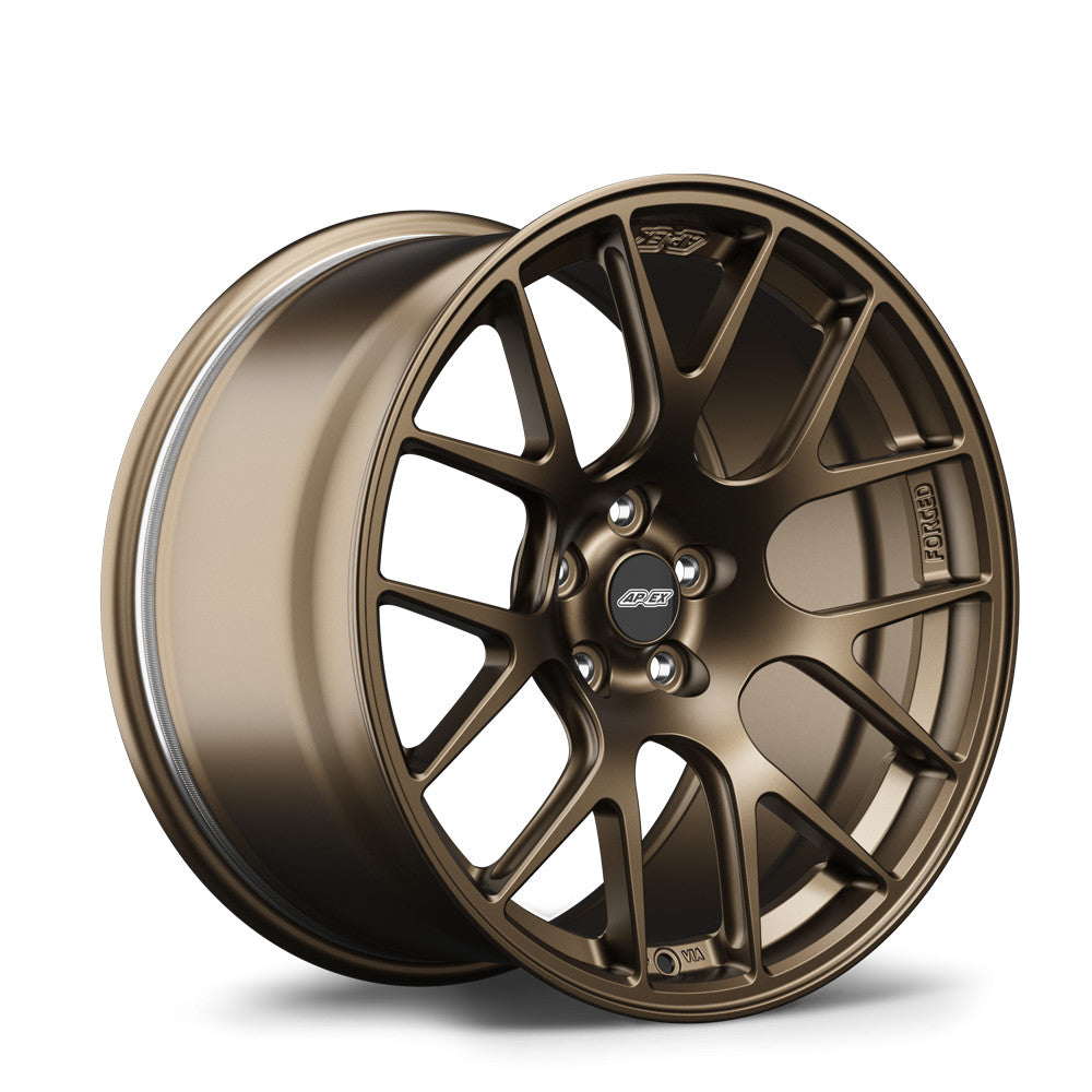 Apex Race Parts EC-7R Forged Satin Bronze 17x9.5 +40 5x100 (Single Wheel) - 2013-2024 Subaru BRZ / Scion FR-S / Toyota GR86 / 2014-2018 Subaru Forester