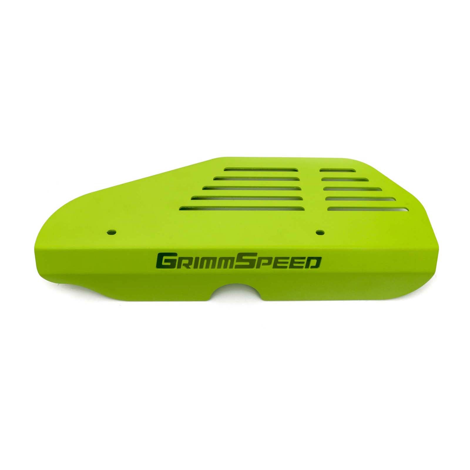 GrimmSpeed Alternator Cover Neon Green - Subaru Models (inc. 2002-2021 WRX / STI)