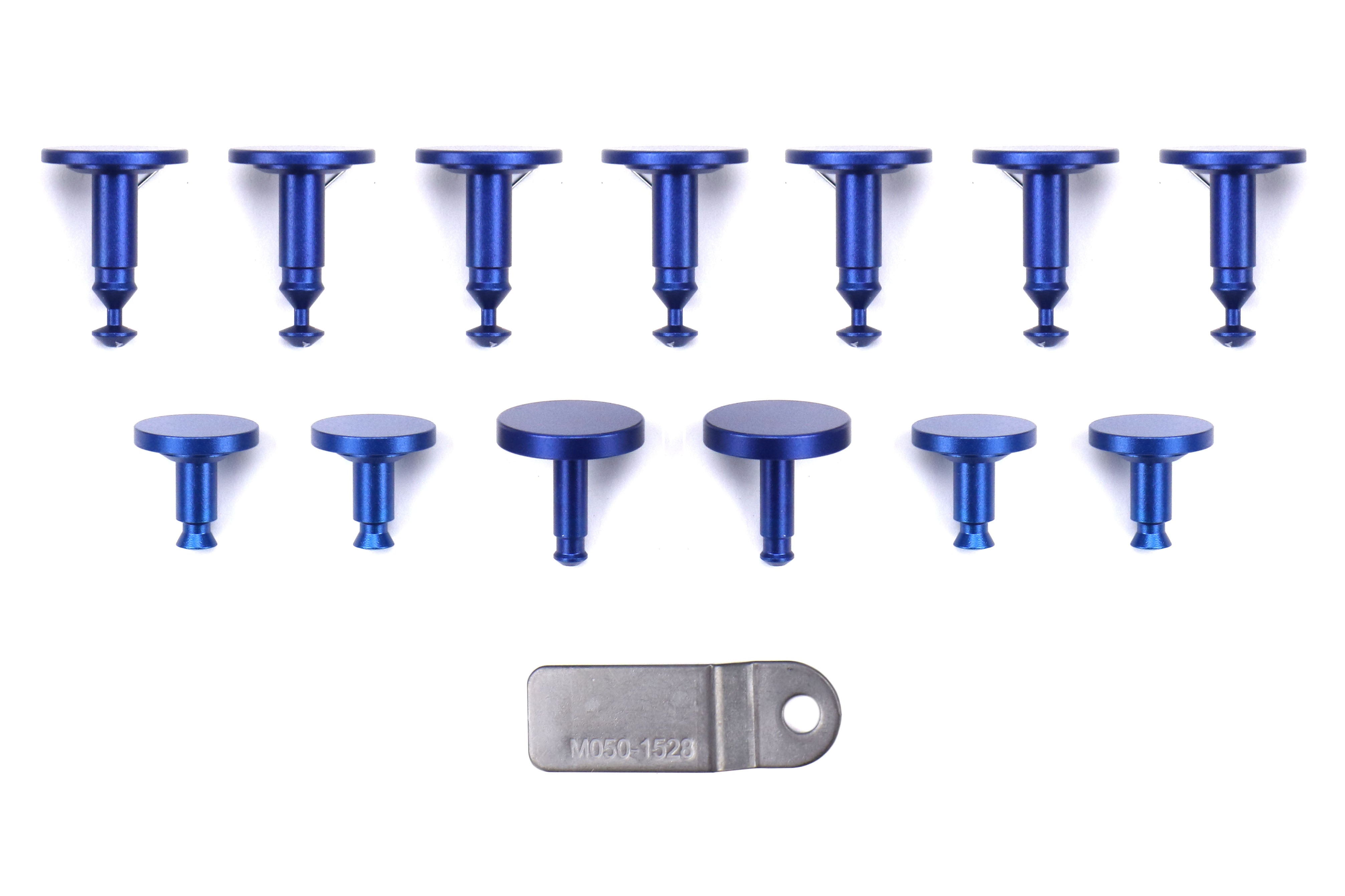 OLM Blue Anodized Engine Bay Fastener Set - Blue - 2015-2021 Subaru WRX / STI