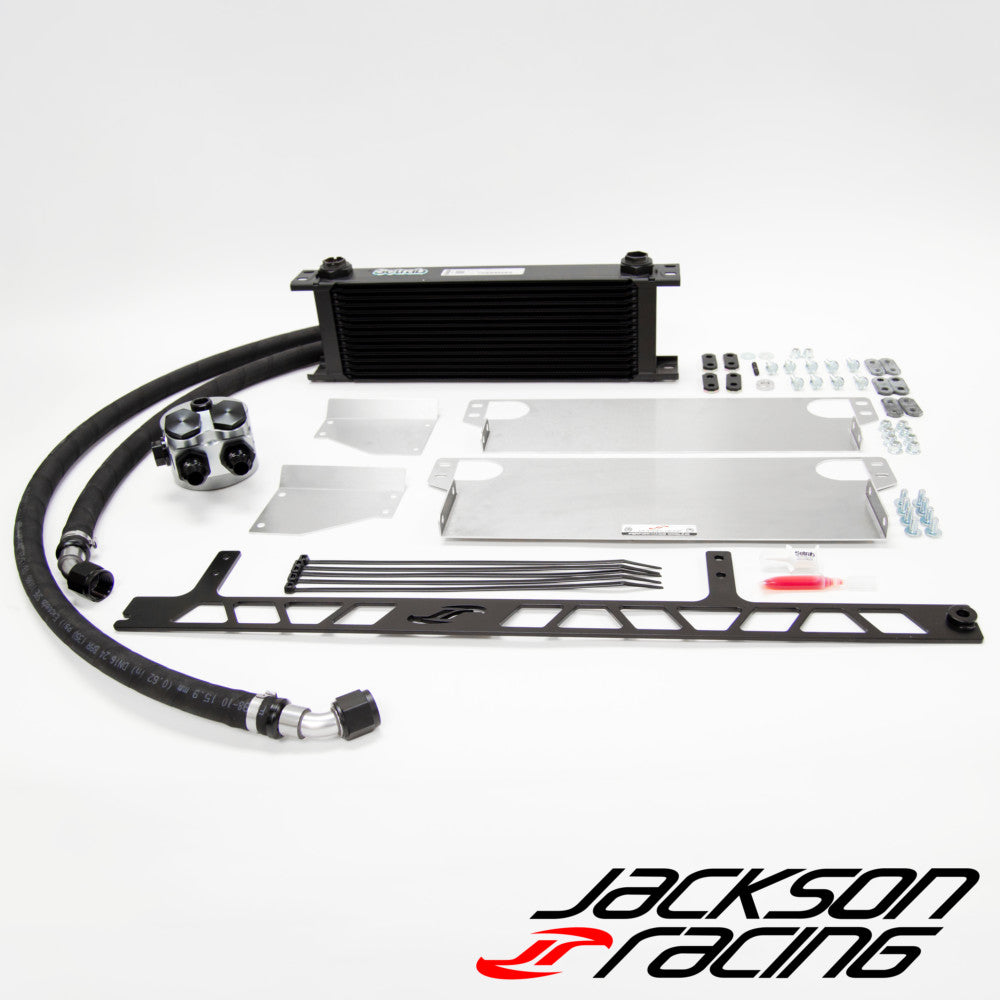 Jackson Racing Track Engine Oil Cooler Kit - 2022-2024 Subaru BRZ / Toyota GR86