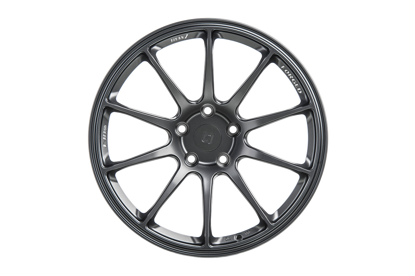 TITAN 7 T-R10 Satin Titanium 17x9.5 +51 5x114.3 (Single Wheel) - 2015-2024 Subaru WRX / 2015-2021 STI / 2019-2023 Forester