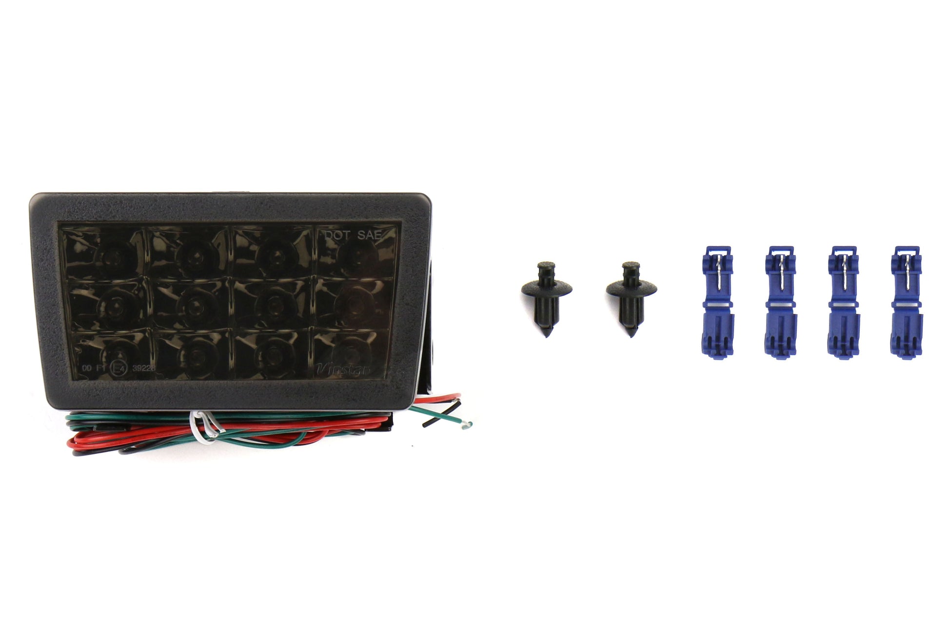 GCS F1 Rear Fog Light CS Style Smoked - 2015-2021 Subaru WRX / STI