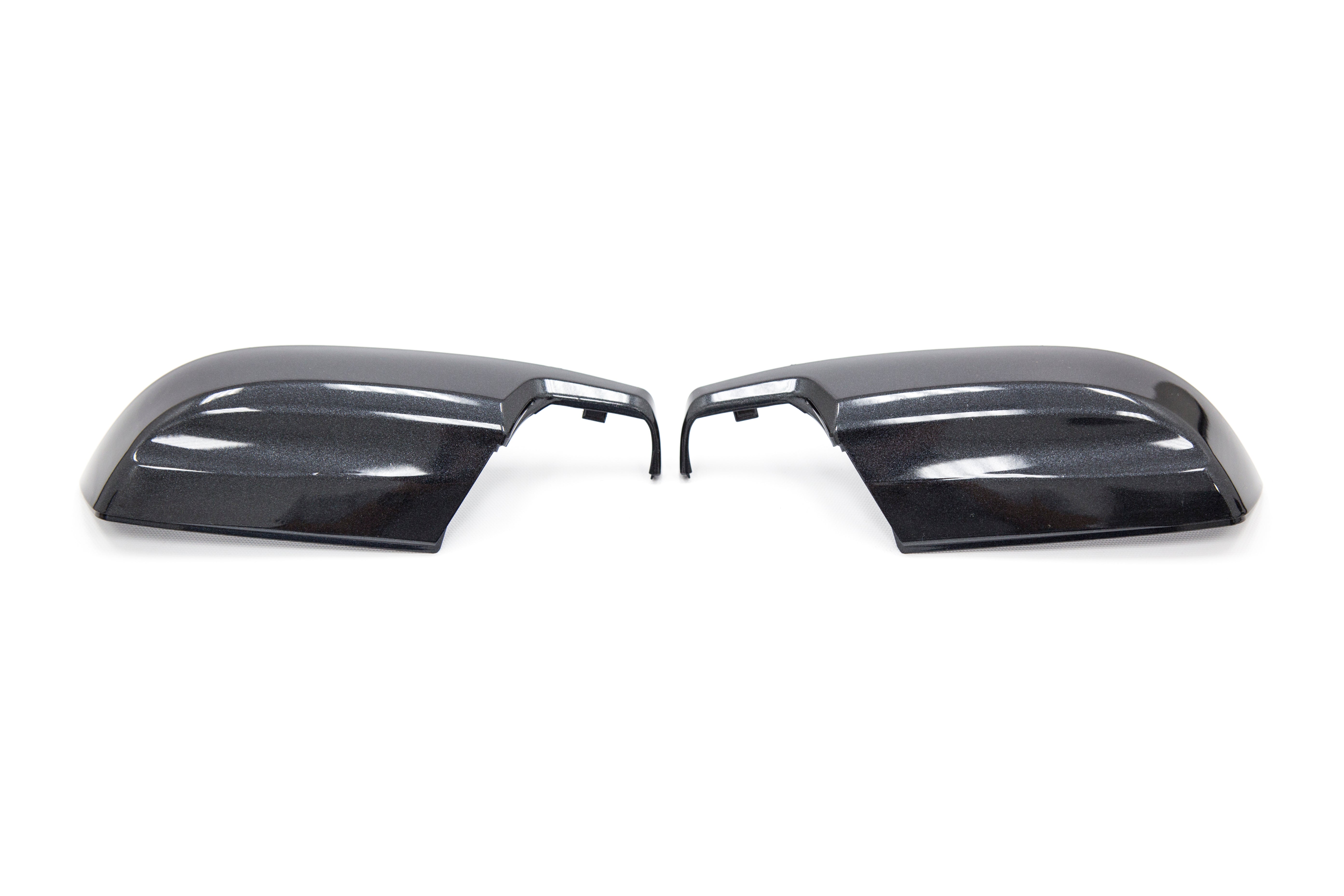 OLM Paint Matched Lower Mirror Covers - Dark Gray Metallic / Asphalt (61K) - 2015-2021 Subaru WRX / STI / 2015-2017 Crosstrek / 2015-2016 Impreza