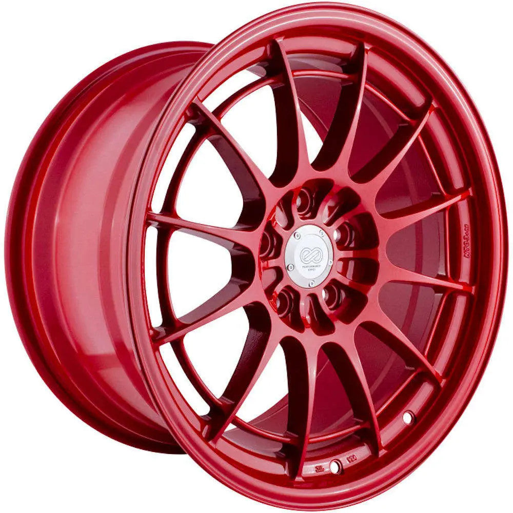 Enkei NT03+M Competition Red 18x9.5 +40 5x114.3 (Single Wheel) - 2015-2024 Subaru WRX / 2015-2021 STI / 2019-2024 Forester