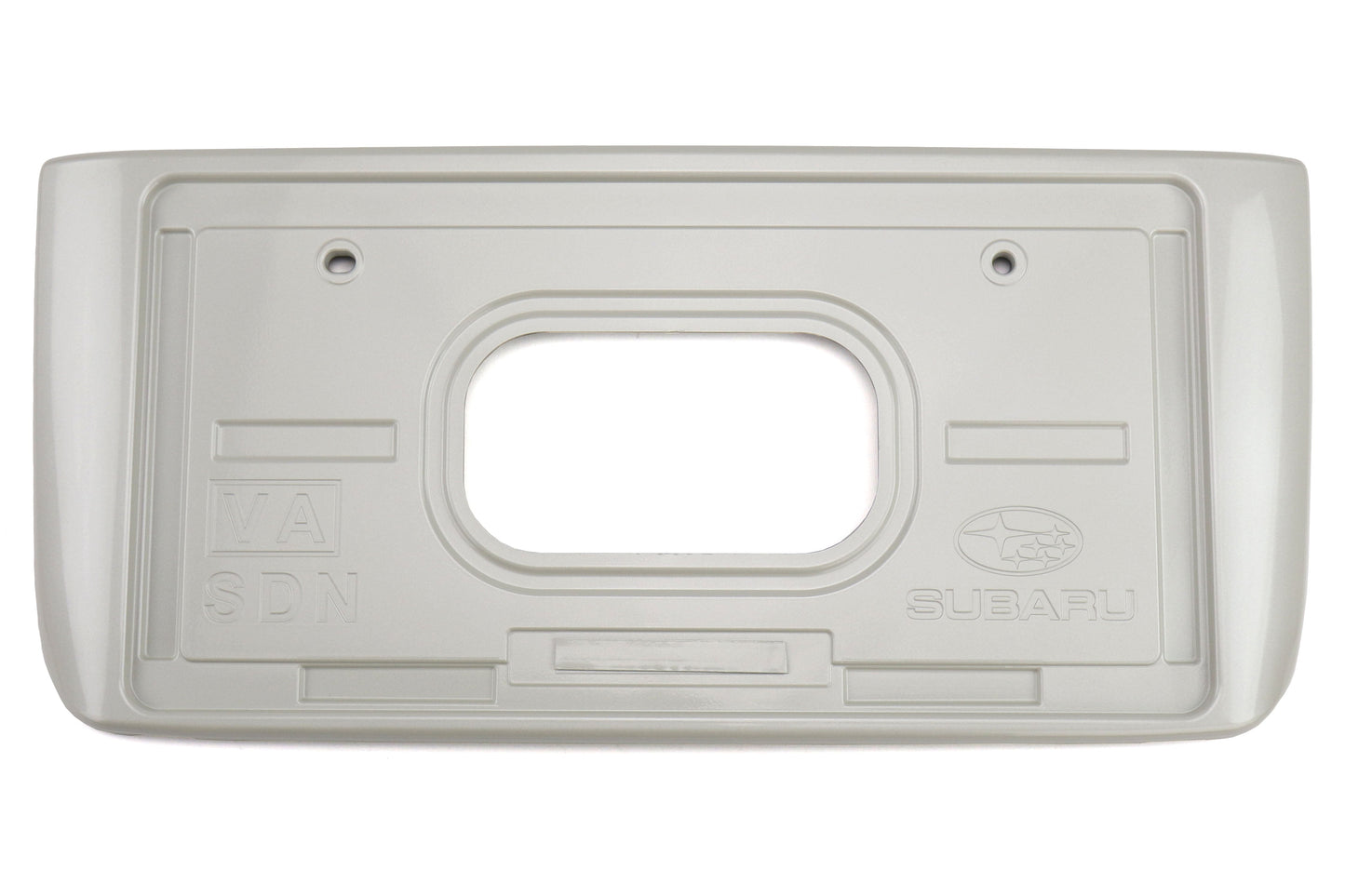 Subaru JDM K1X Crystal White Pearl Rear License Plate Holder JDM - 2017-2021 Subaru WRX / STI
