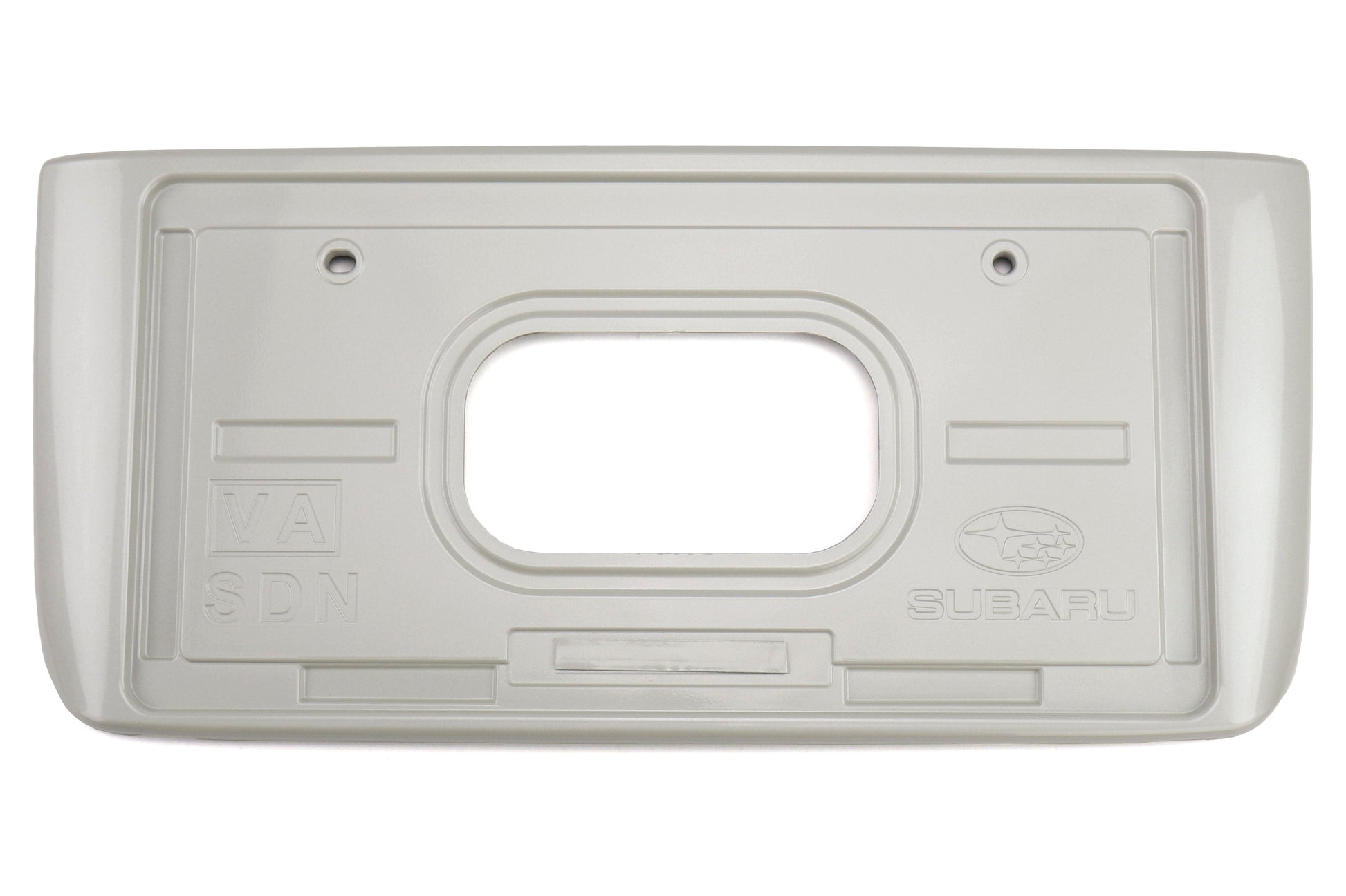Subaru JDM K1X Crystal White Pearl Rear License Plate Holder JDM - 2017-2021 Subaru WRX / STI
