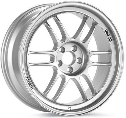 Enkei RPF1 Silver 18x8 +45 5x100 (Single Wheel) - 2013-2023 Subaru BRZ / Scion FR-S / Toyota GR86 / 2014-2023 Subaru Forester