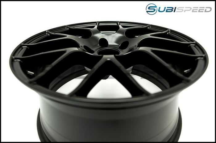 Enkei Raijin Black 18x8.5 +35 5x114.3 (Single Wheel) - 2015-2024 Subaru WRX / 2015-2021 STI / 2019-2024 Forester