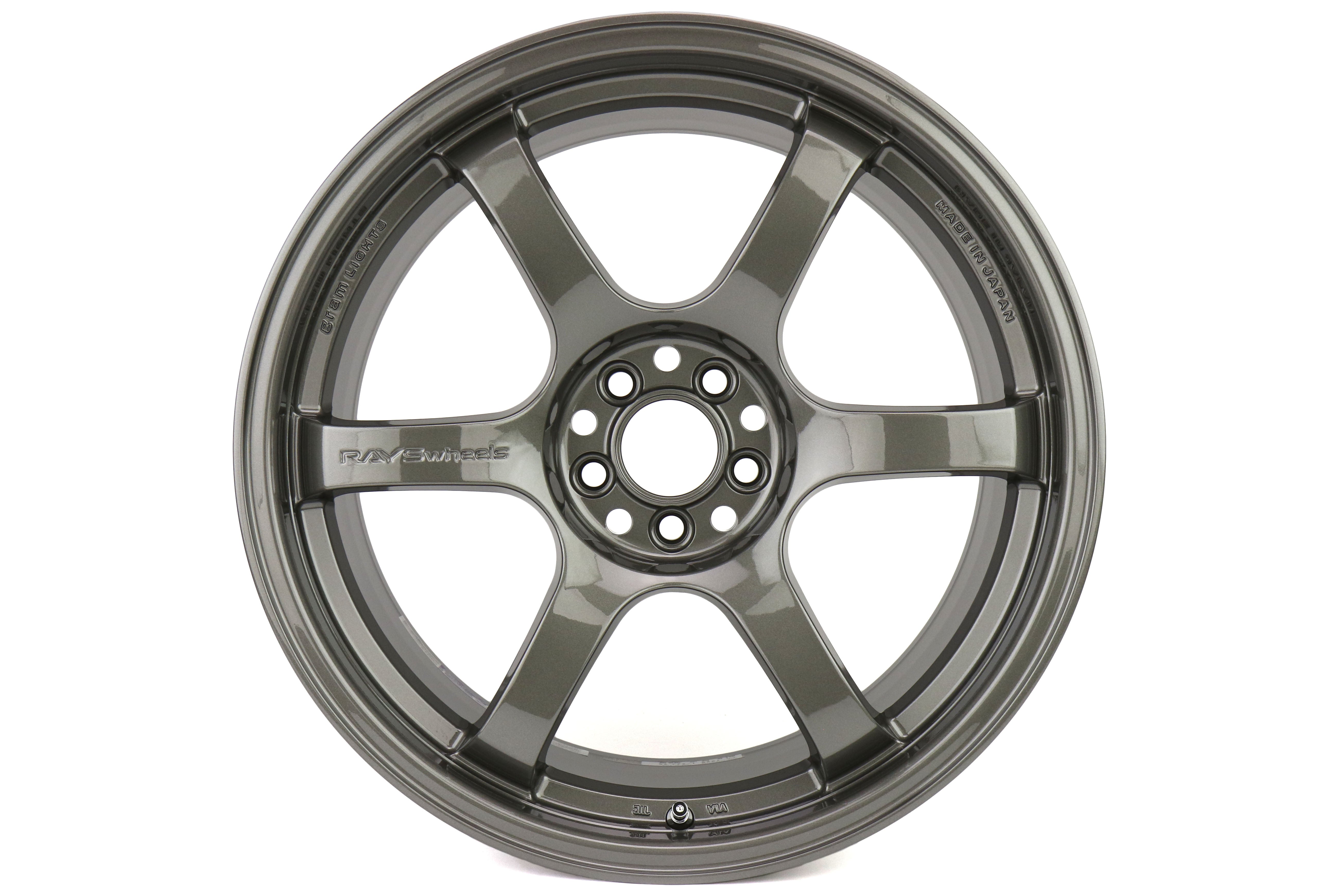 Rays Gram Lights 57DR Gunmetallic 18x9.5 +38mm 5x100 (Single Wheel) - 2013-2024 Subaru BRZ / Scion FR-S / Toyota GR86 / 2014-2018 Subaru Forester