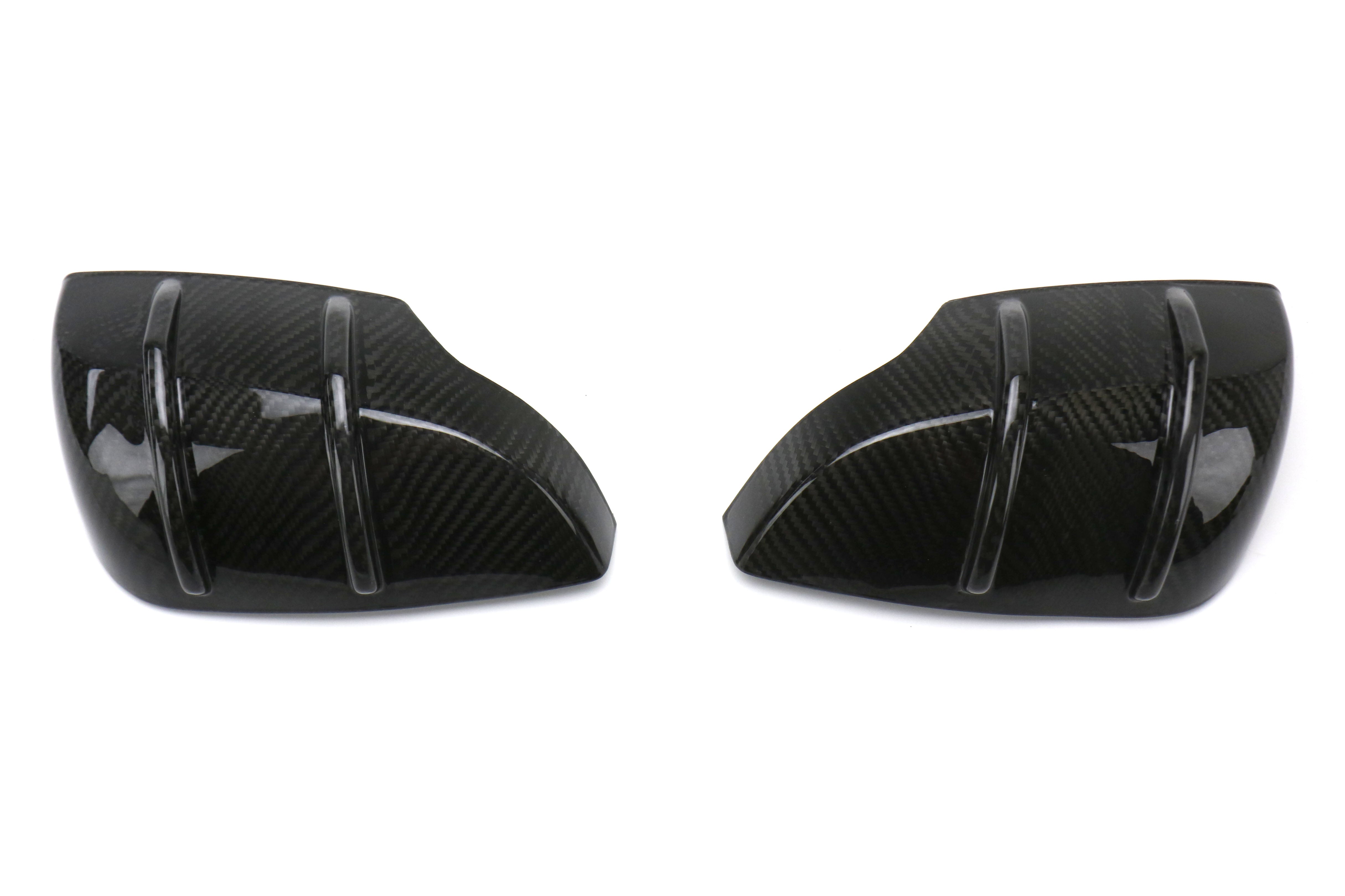 OLM STI RA-R Style Carbon Fiber Mirror Covers - 2015-2021 Subaru WRX / STI