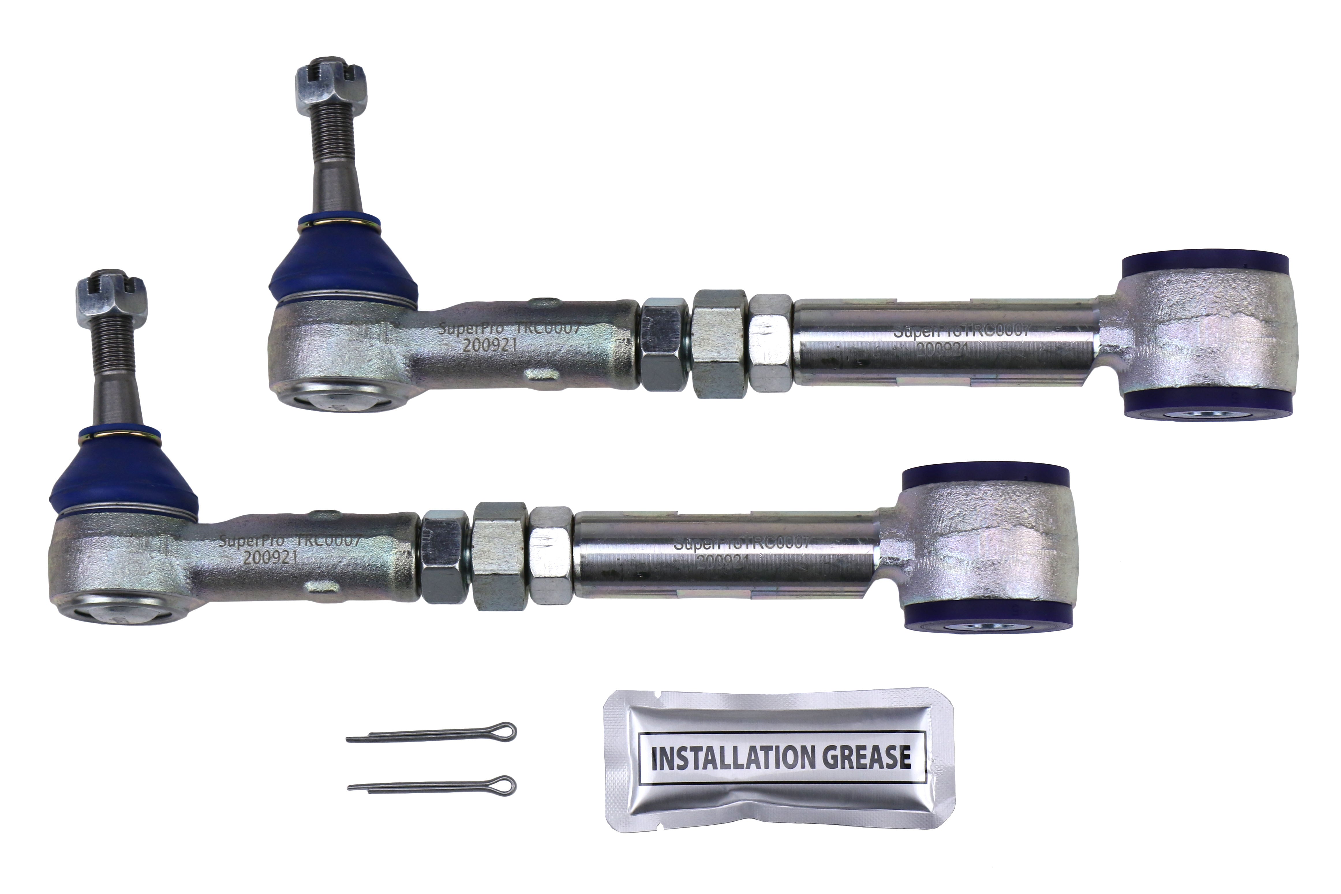 Super Pro Rear Toe Control Arms - Subaru Models (inc. 2008-2021 WRX/STI / 2013-2016 Scion FR-S / 2013-2024 Subaru BRZ / 2017-2024 Toyota GR86