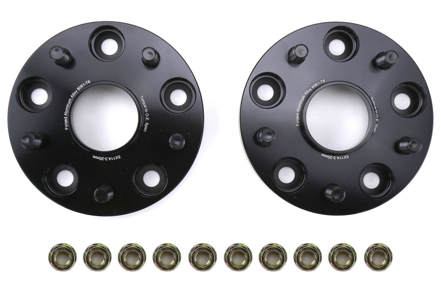 FactionFab 5x114.3 20mm Wheel Spacers - 2015-2021 Subaru STI / 2015-2024 WRX / 2005-2014 Impreza