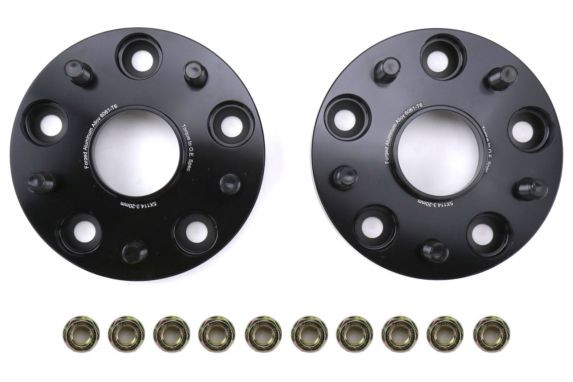 FactionFab 5x114.3 20mm Wheel Spacers - 2015-2021 Subaru STI / 2015-2024 WRX / 2005-2014 Impreza
