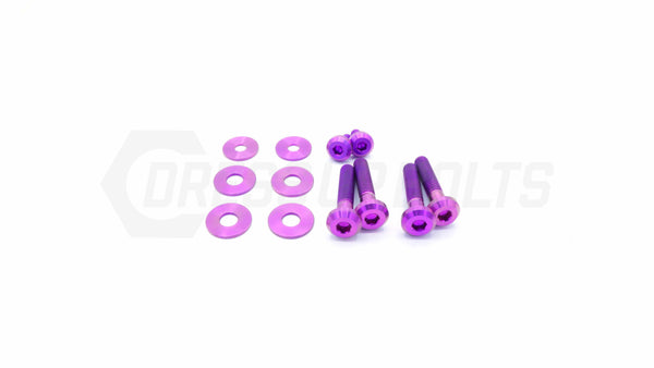 Dress Up Bolts (Purple) Titanium Hardware Trunk Kit - 2015-2021 Subaru WRX / STI