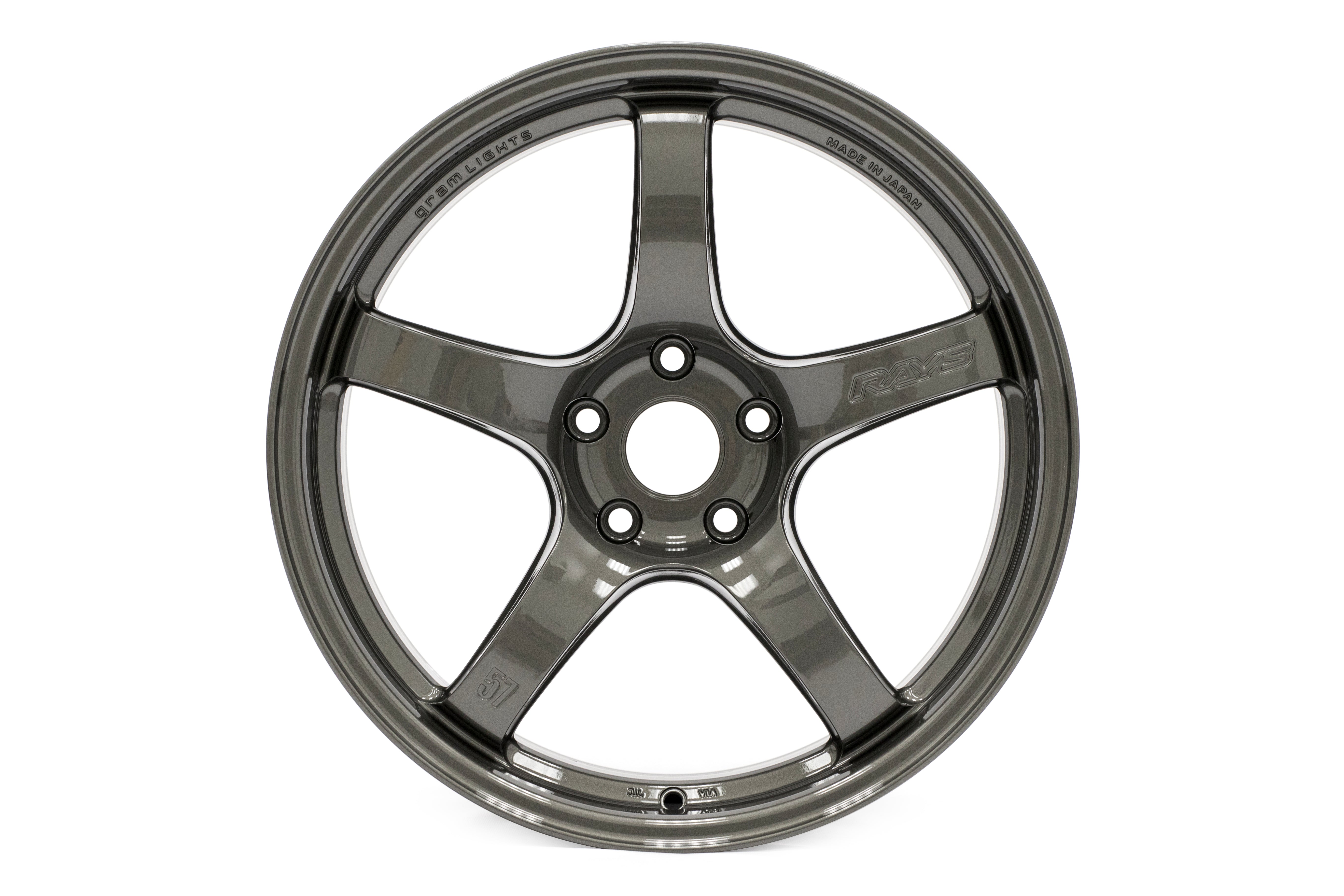 Rays Gram Lights 57CR HS Gunmetallic 18x9.5 +38mm 5x100 (Single Wheel) - 2013-2024 Subaru BRZ / Scion FR-S / Toyota GR86 / 2014-2018 Subaru Forester