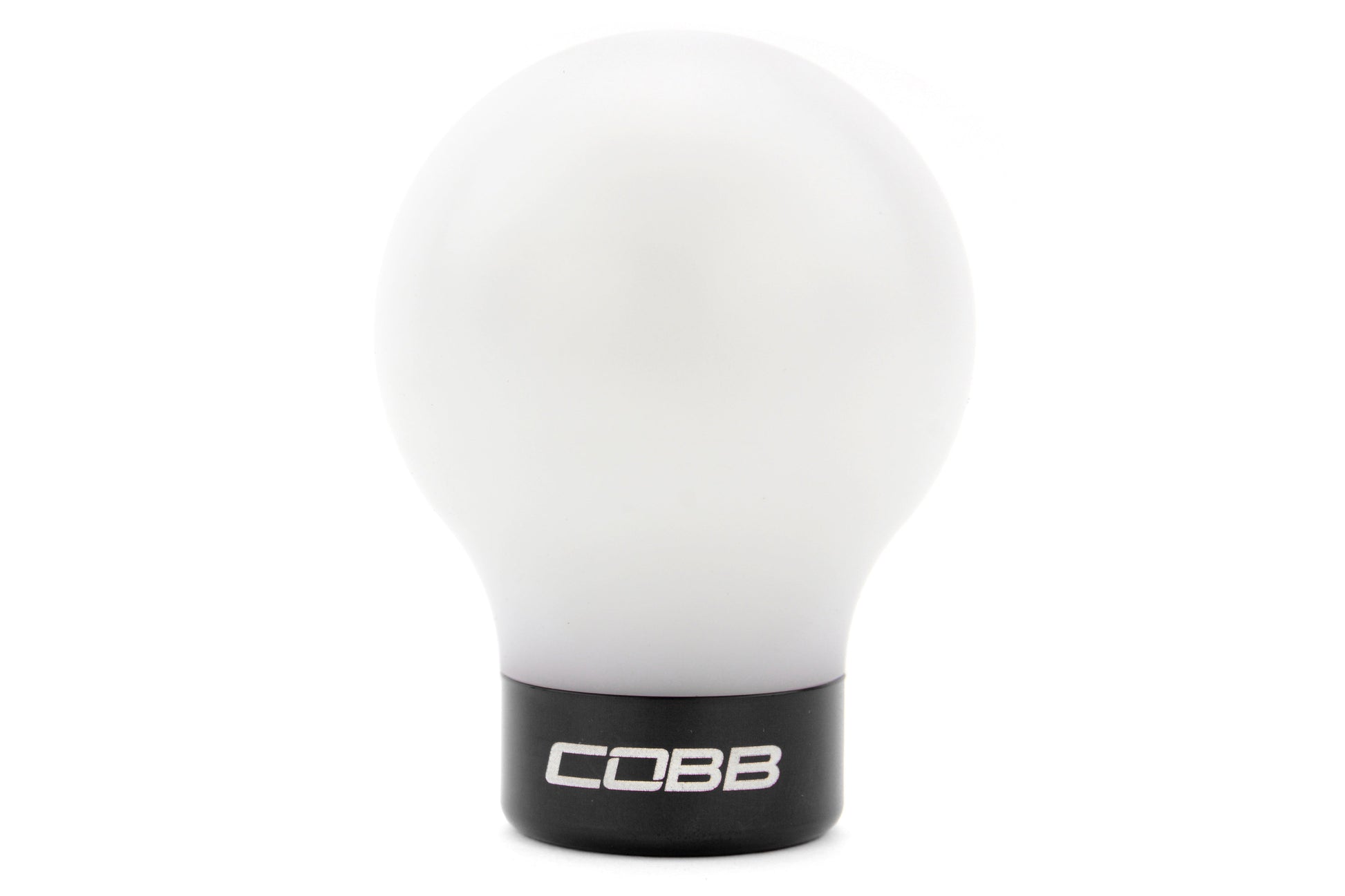 COBB Tuning Delrin Shift Knob White/Black 6MT - Subaru 6MT Models (inc. 2004+ STI / 2015+ WRX)